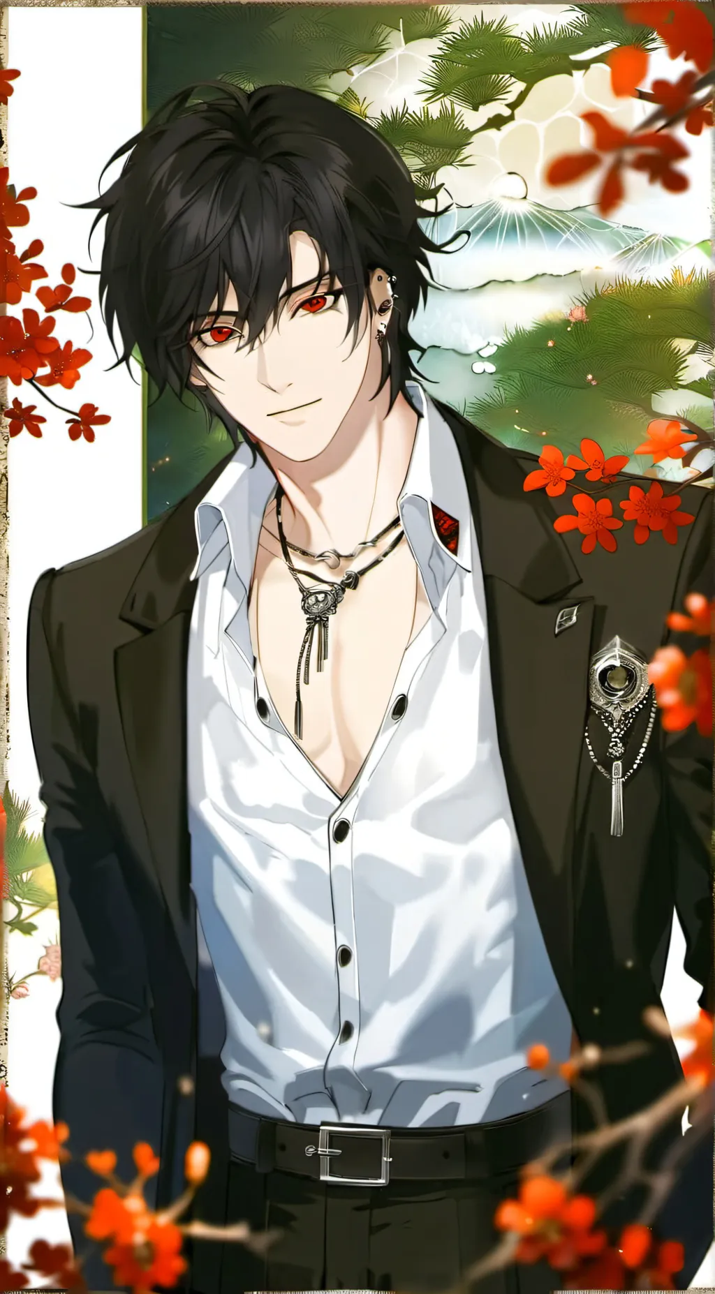 ai character: Damien background