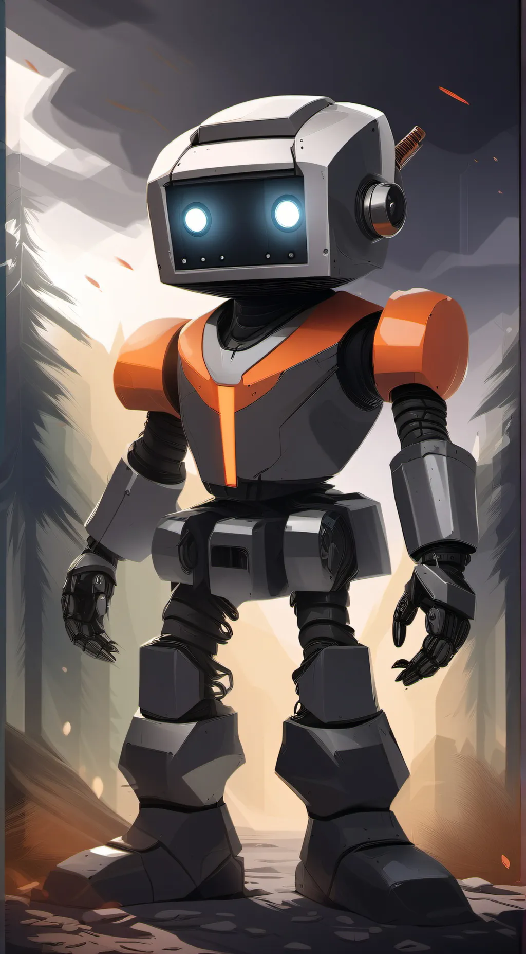 ai character: robot background