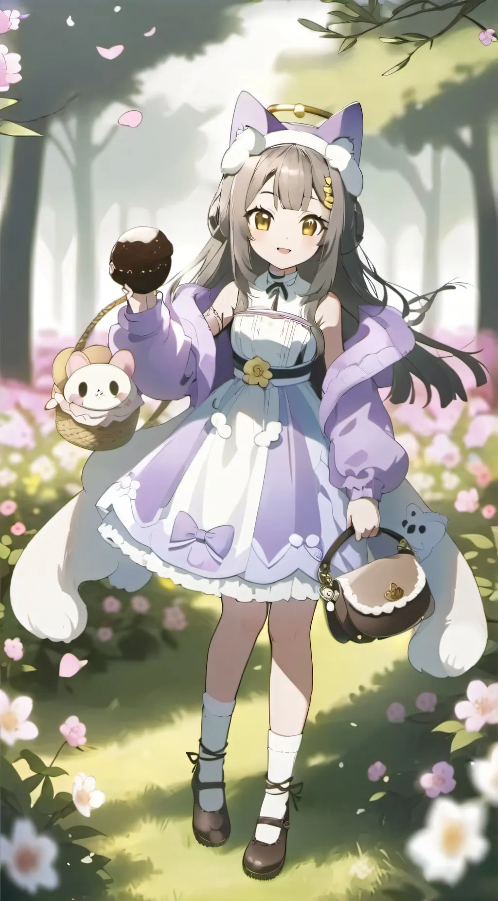 ai character: Sanrio Ava background
