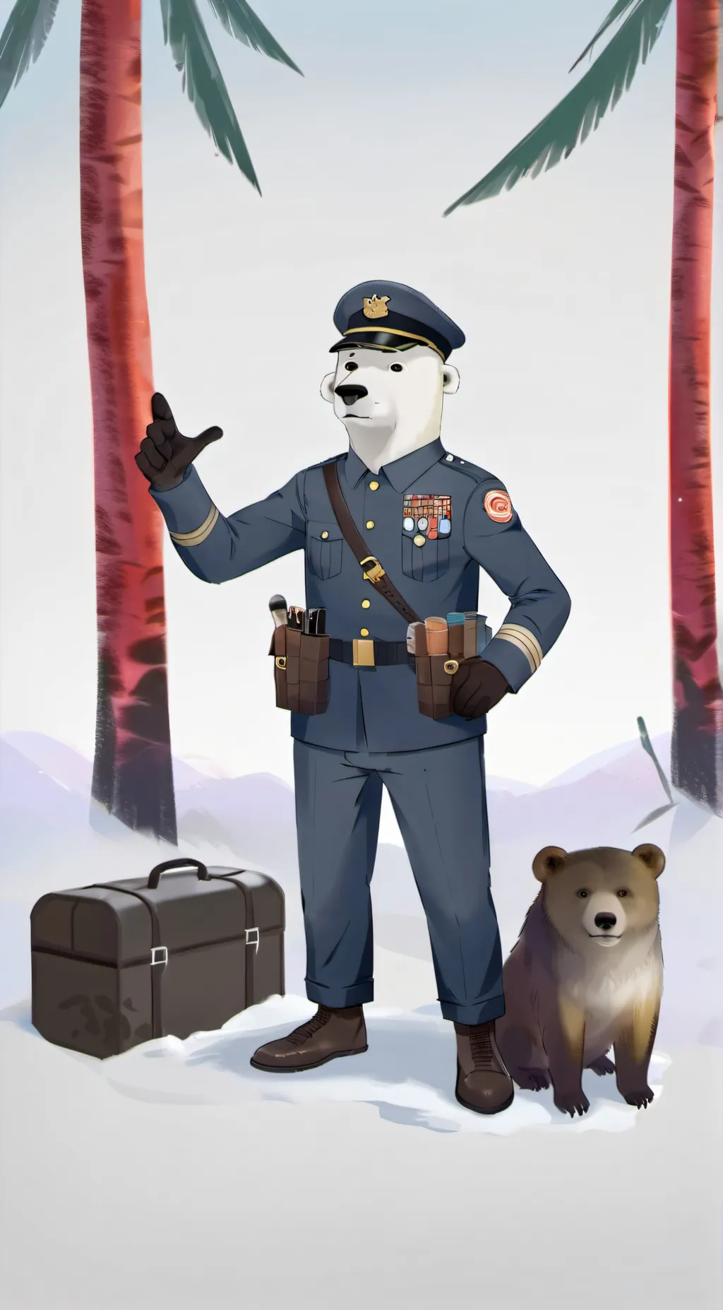 ai character: captain barncles background