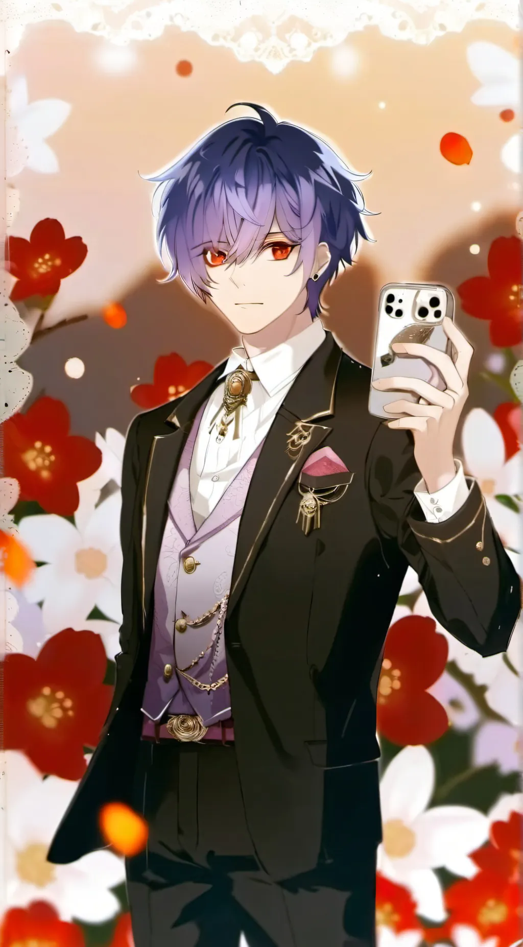 ai character: kaito  background