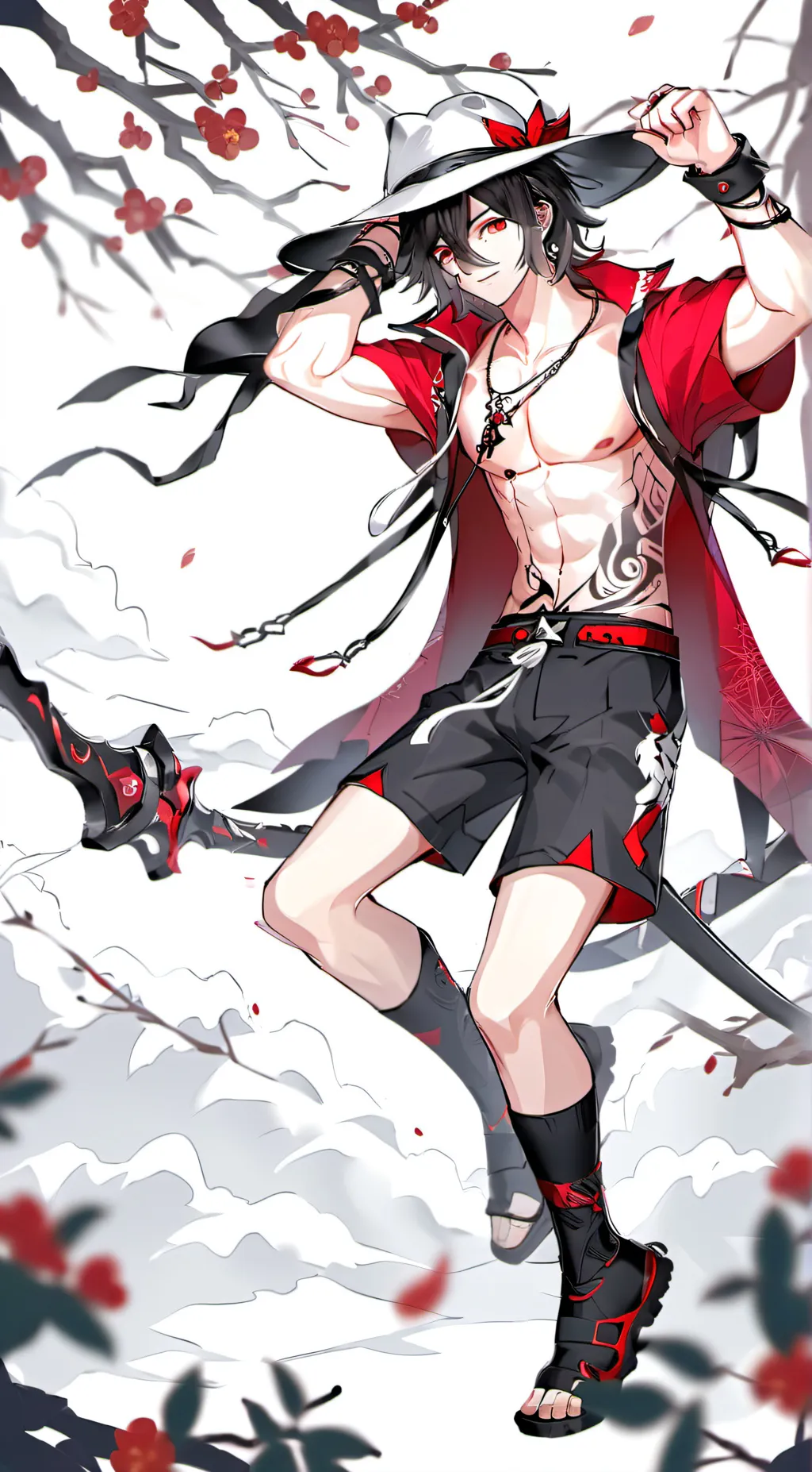 ai character: Pyro background