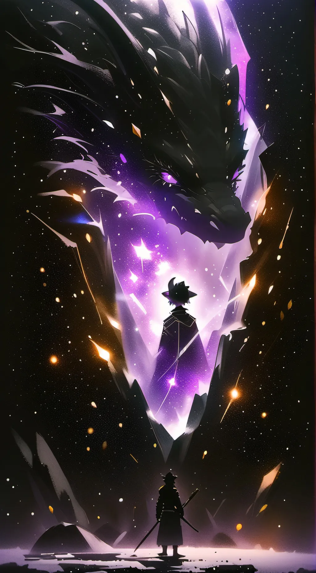 ai character: chaos dragon AU background