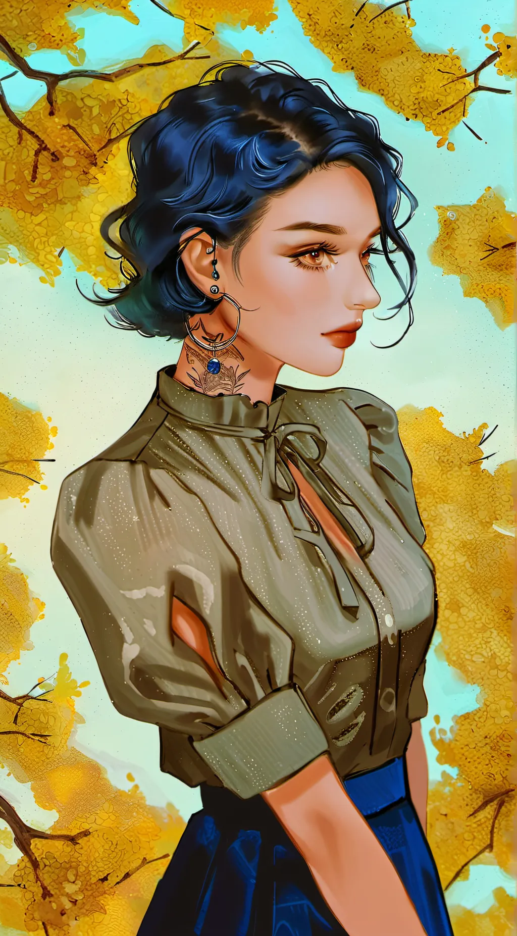 ai character: Blair Devaney background