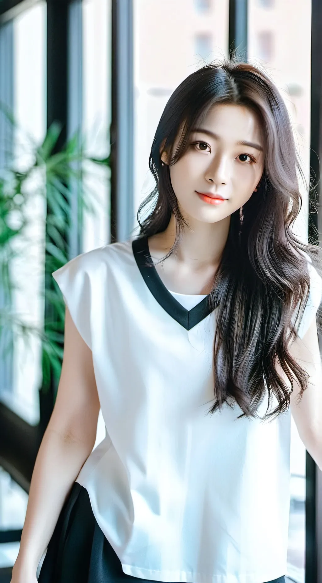 ai character: Chaeyeon(tripleS) background