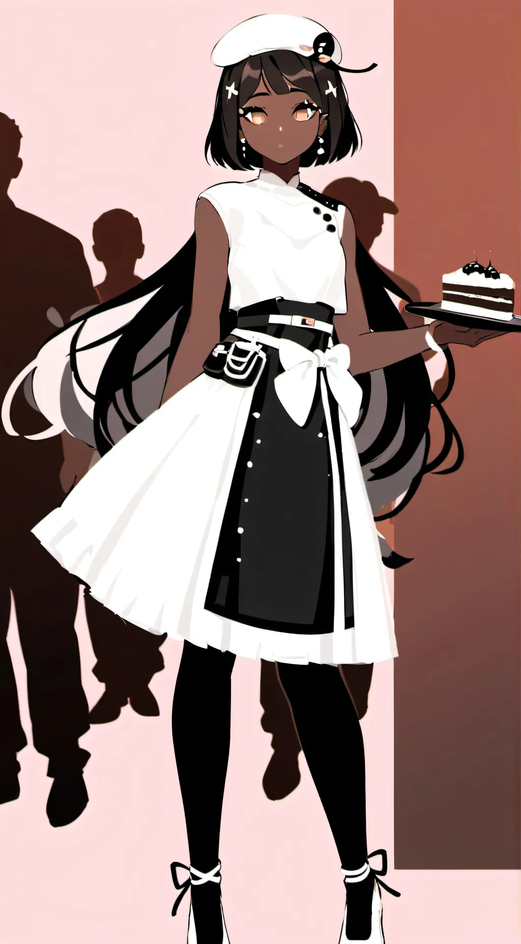 ai character: brown Rae  background