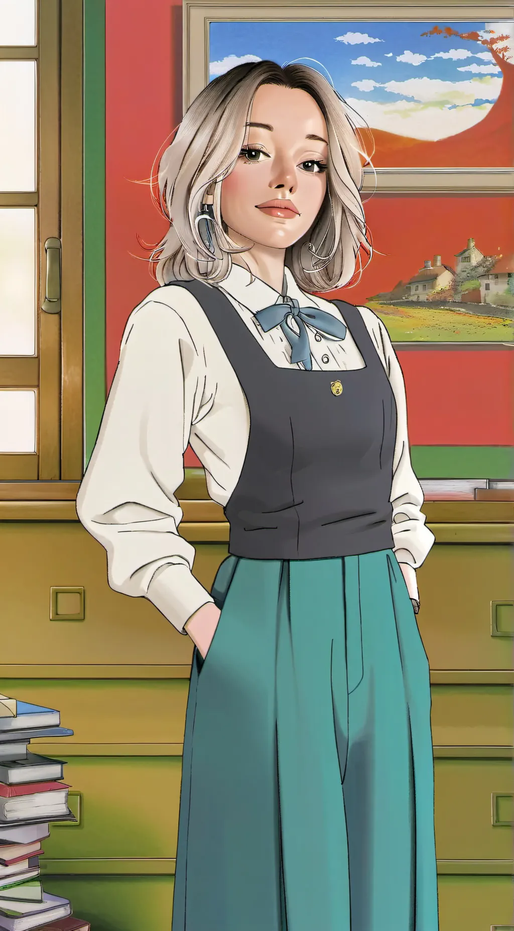 ai character: Copy ai  background