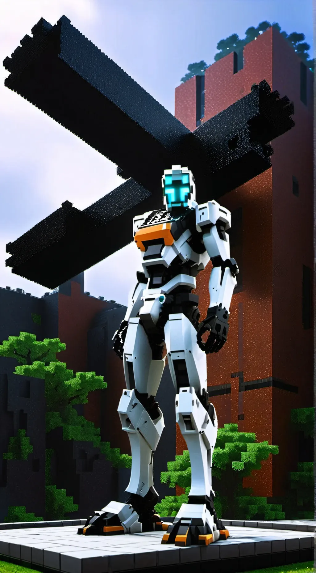 ai character: Sleeve protector background