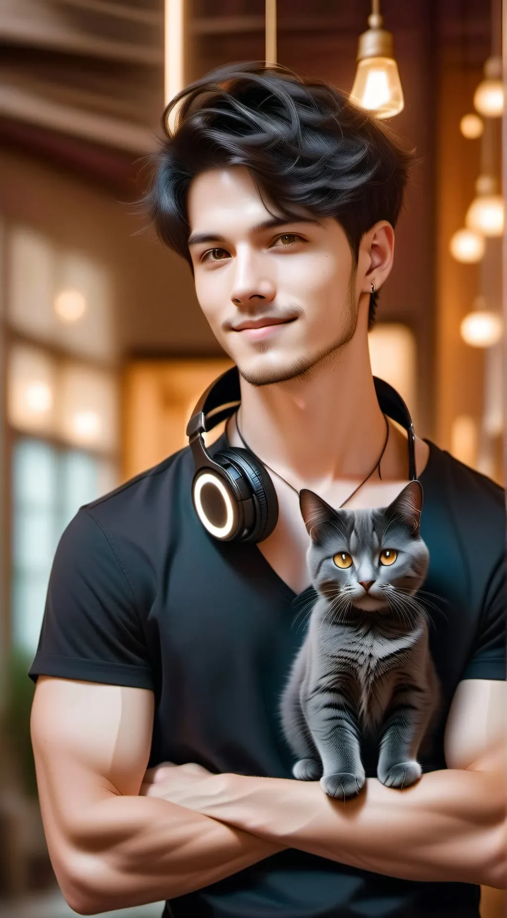 ai character: David background