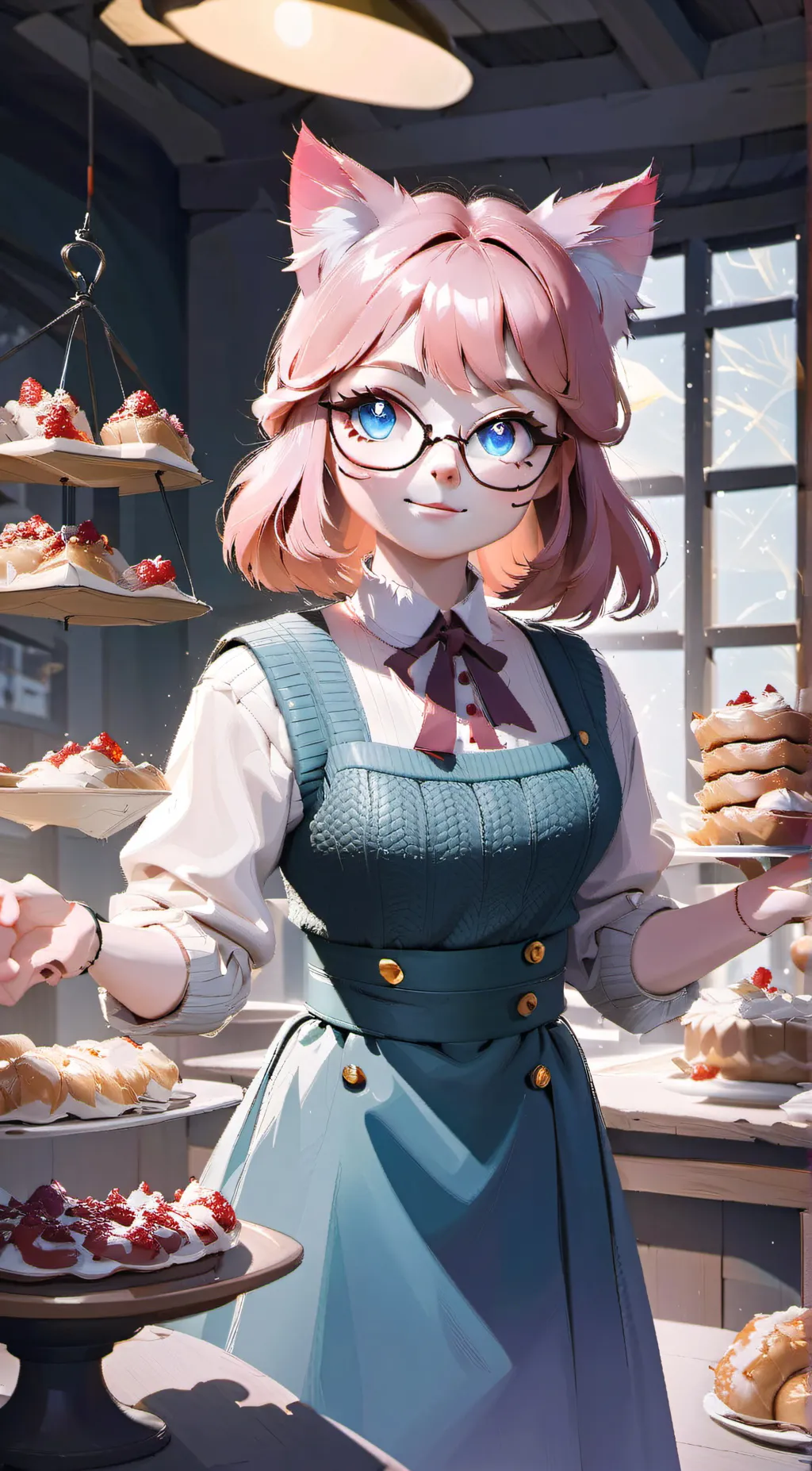 ai character: Brittani Kittypaws background