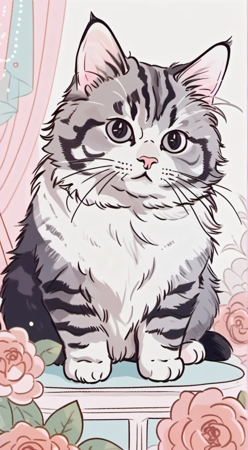 ai character: sushi background