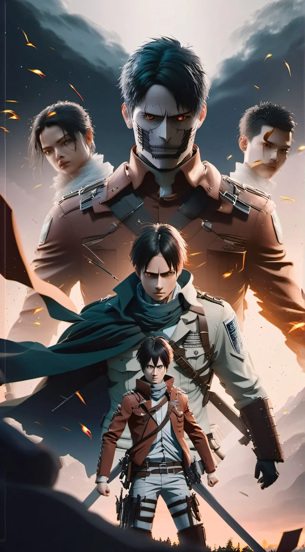 ai character: Leon lothbroke  background