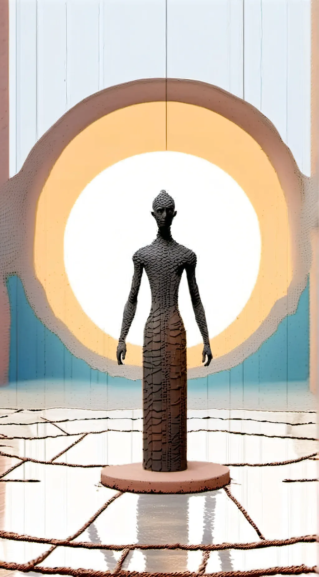 ai character: SCP-173 background