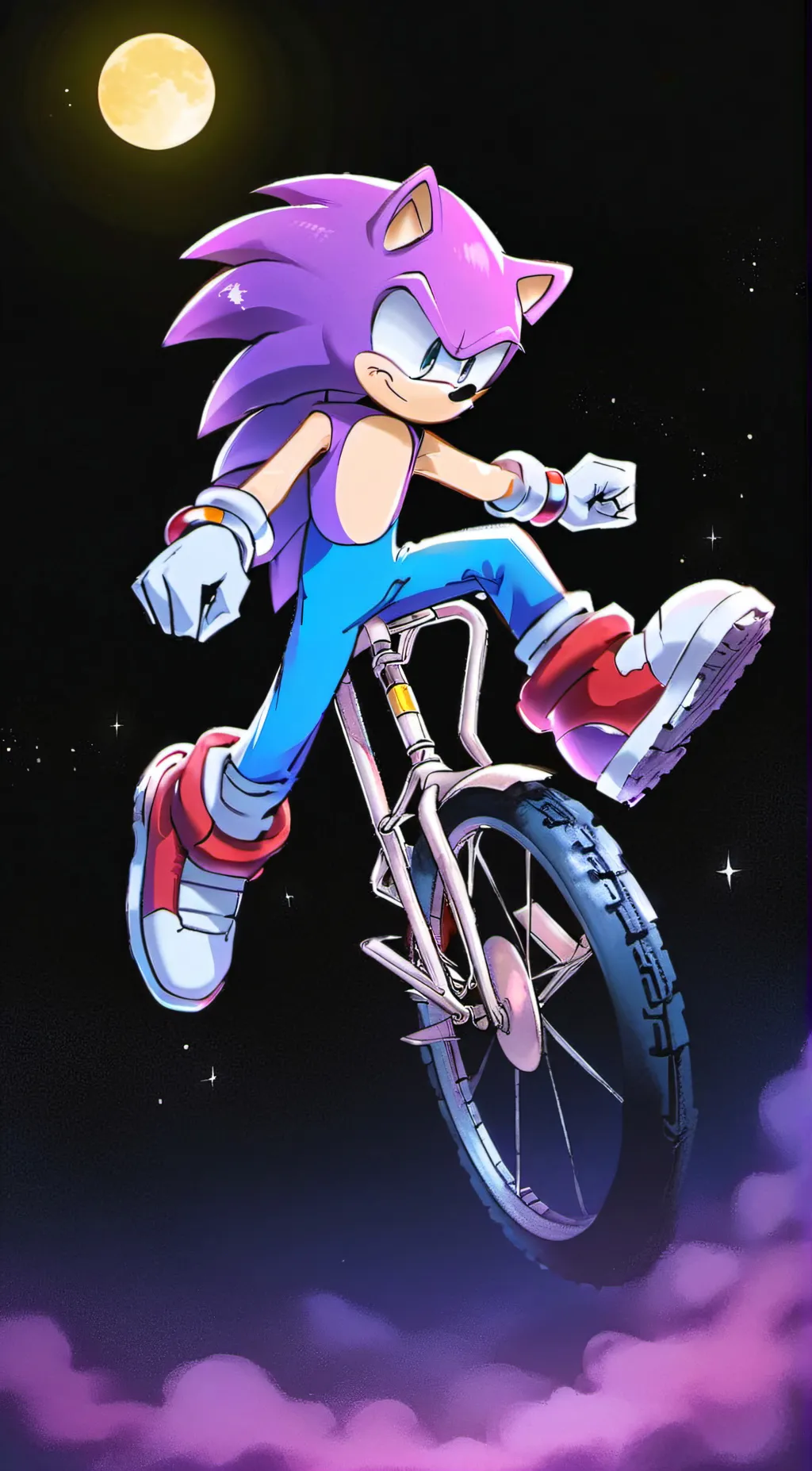 ai character: cosmo! sonic background