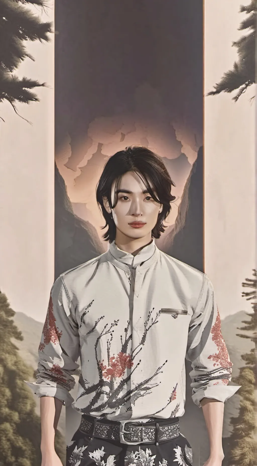 ai character: Hyunjin background