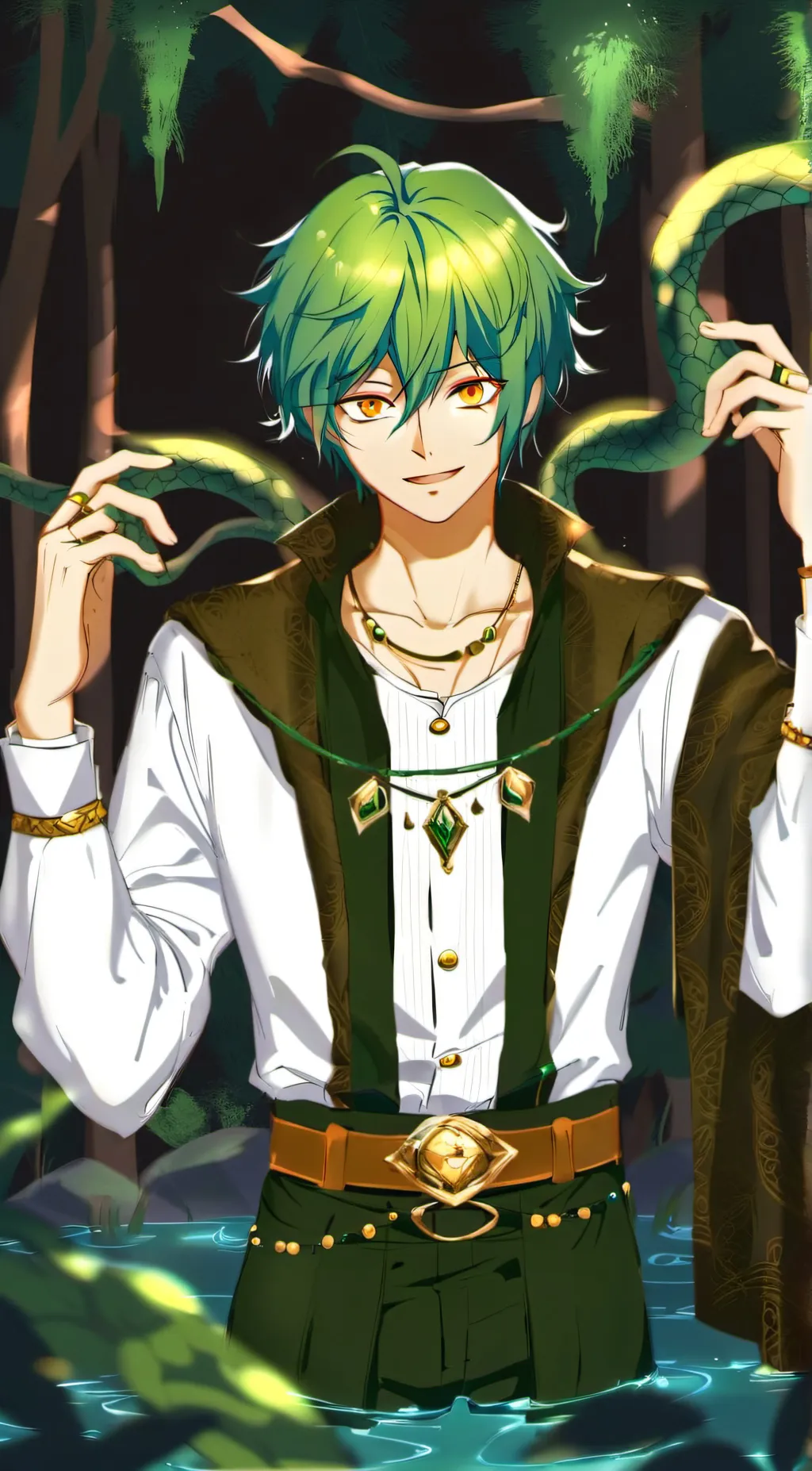 ai character: Zenki background