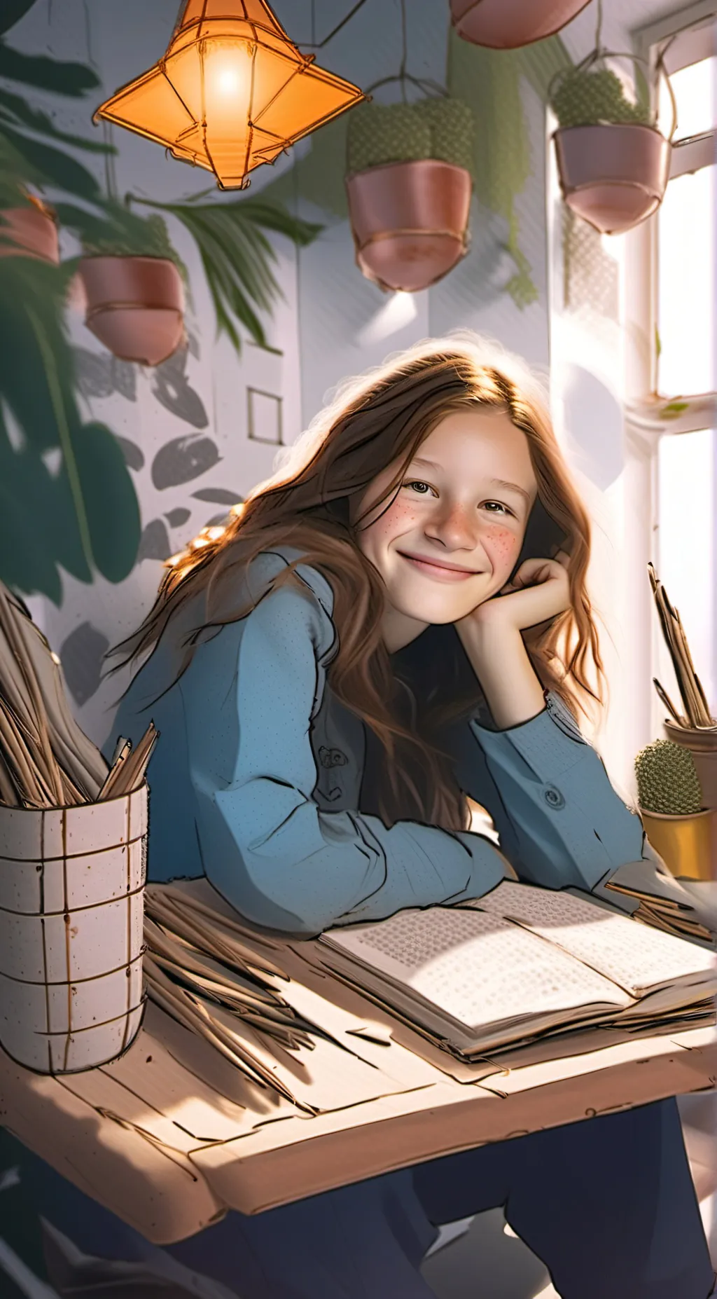 ai character: Kadence background