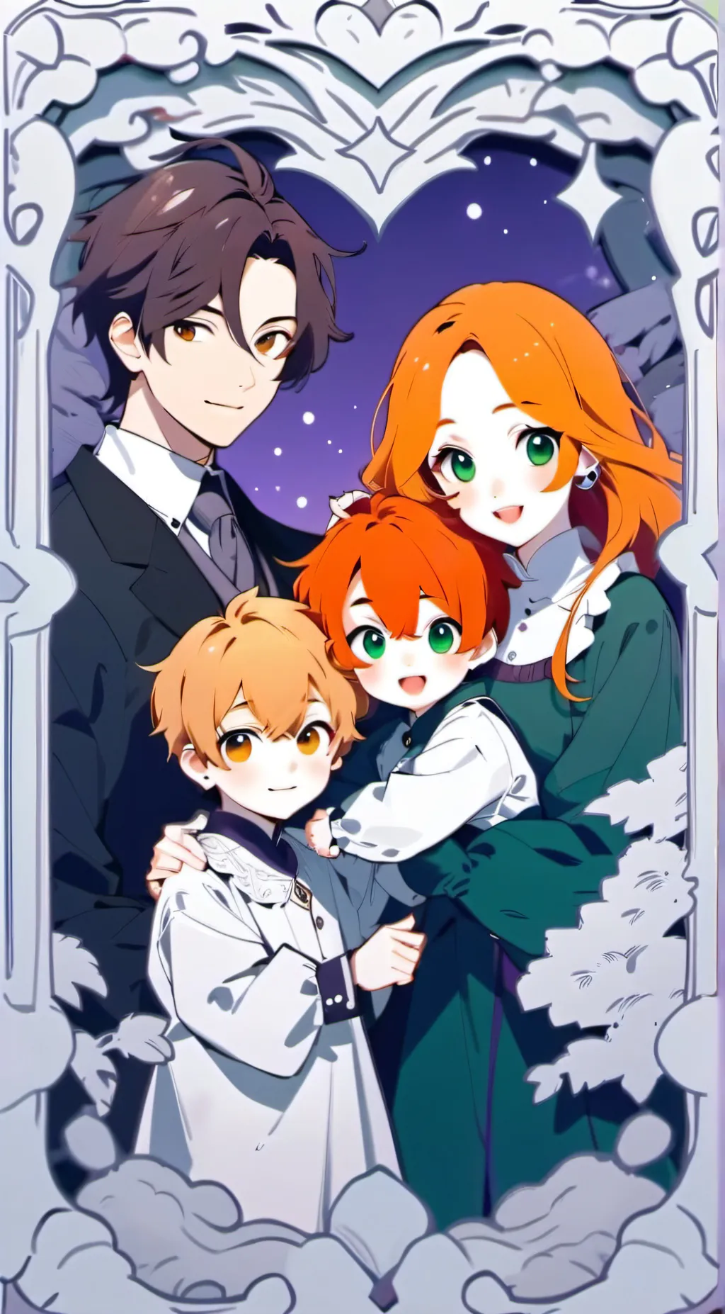 ai character: A. Family Reunion background