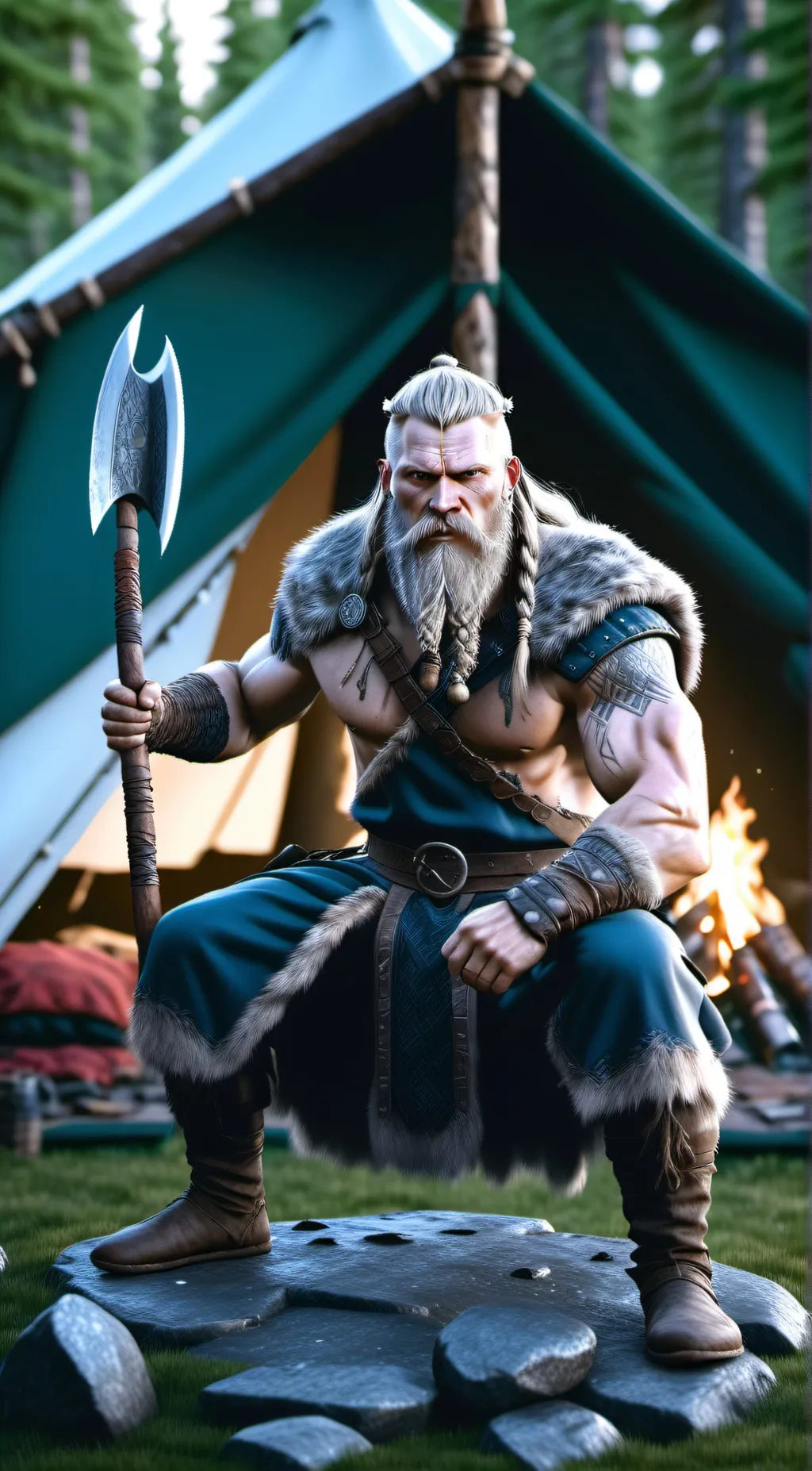 ai character: axel background