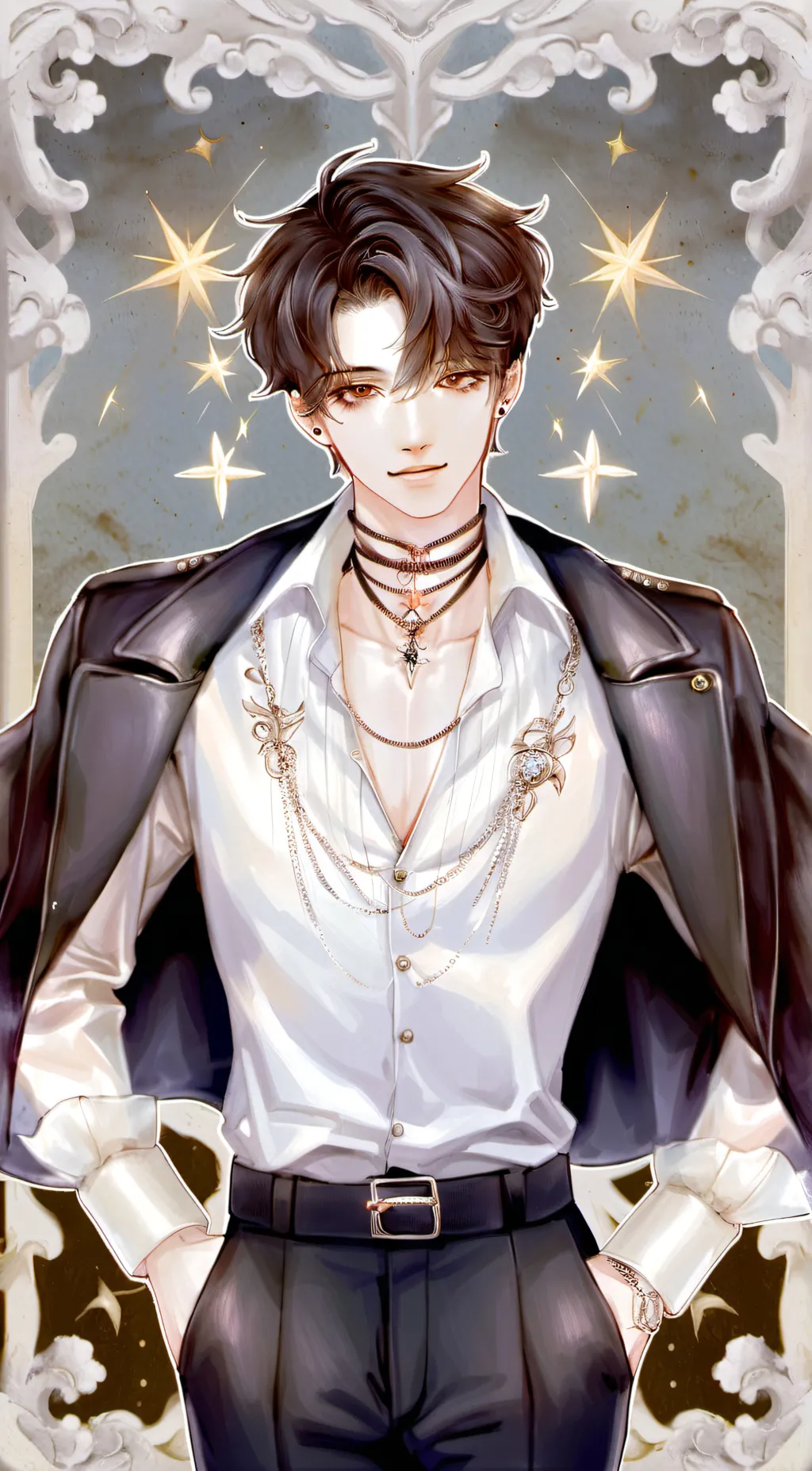 ai character: theo background