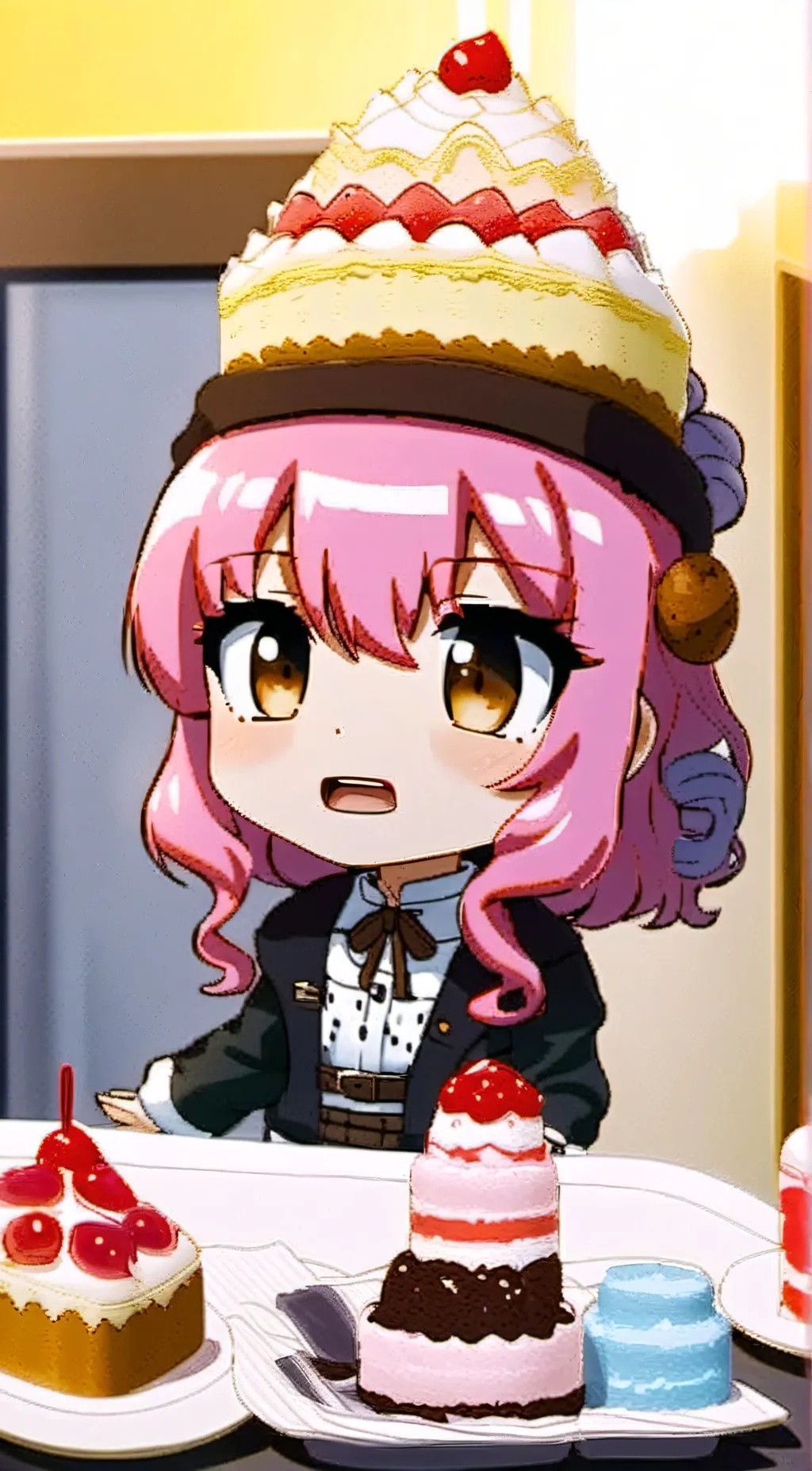 ai character: rainbow (gorebox) background