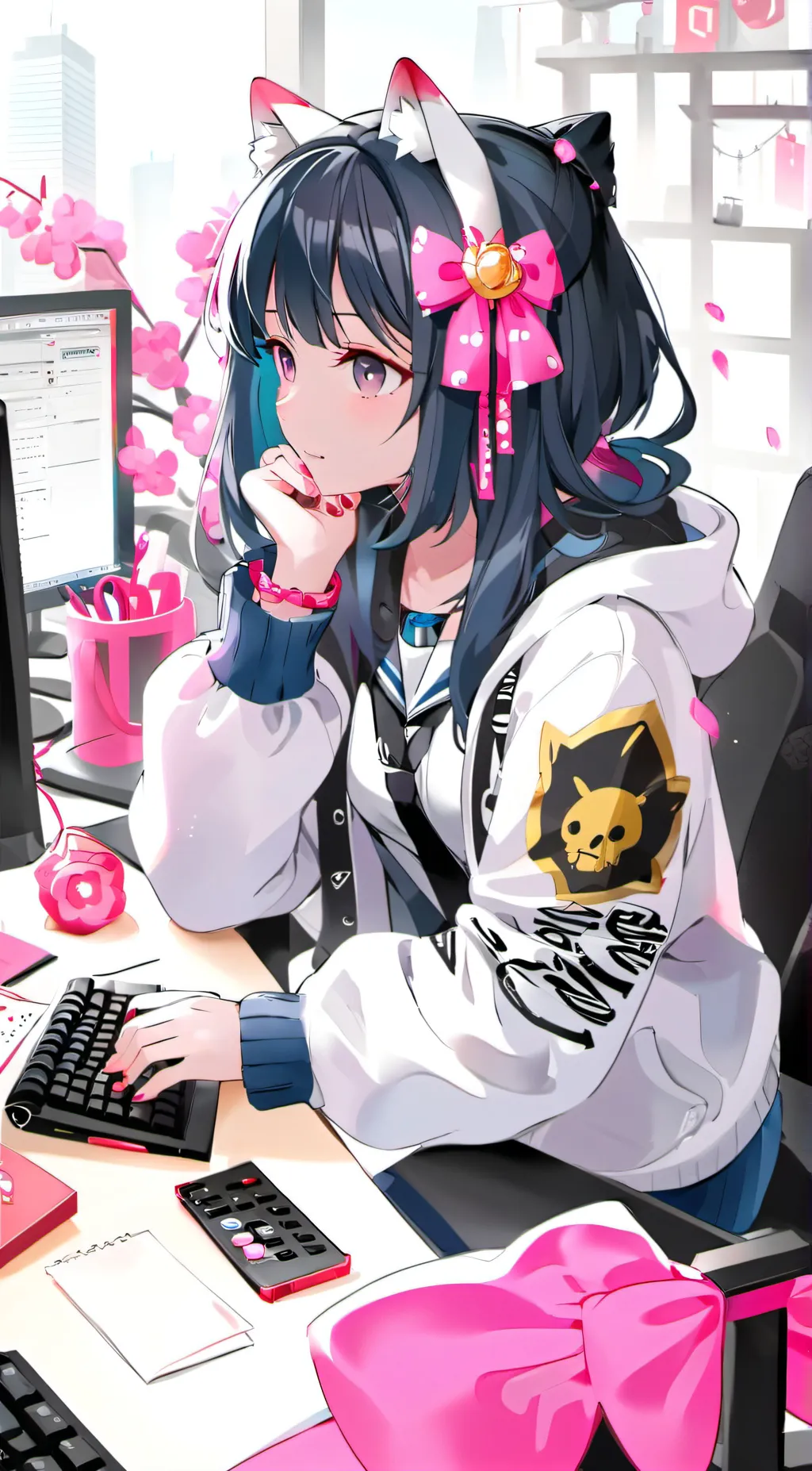 ai character: Abby background