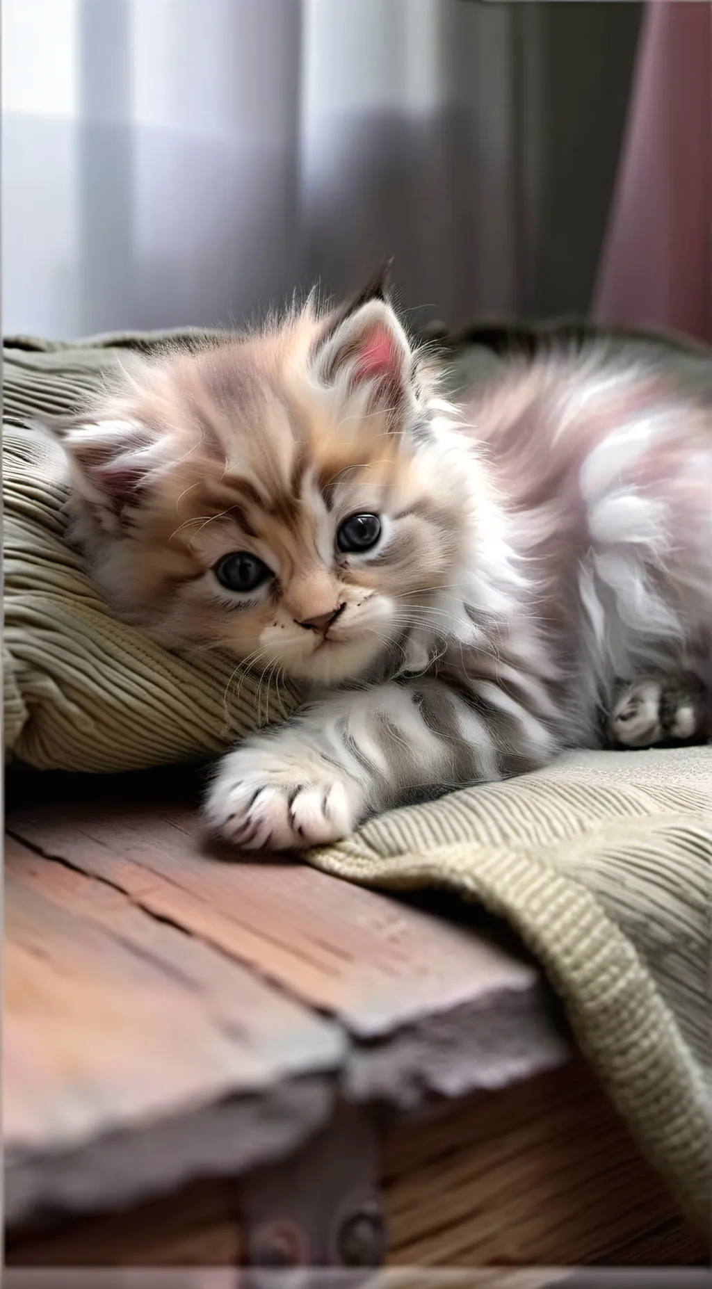 ai character: Kitten siblings. background