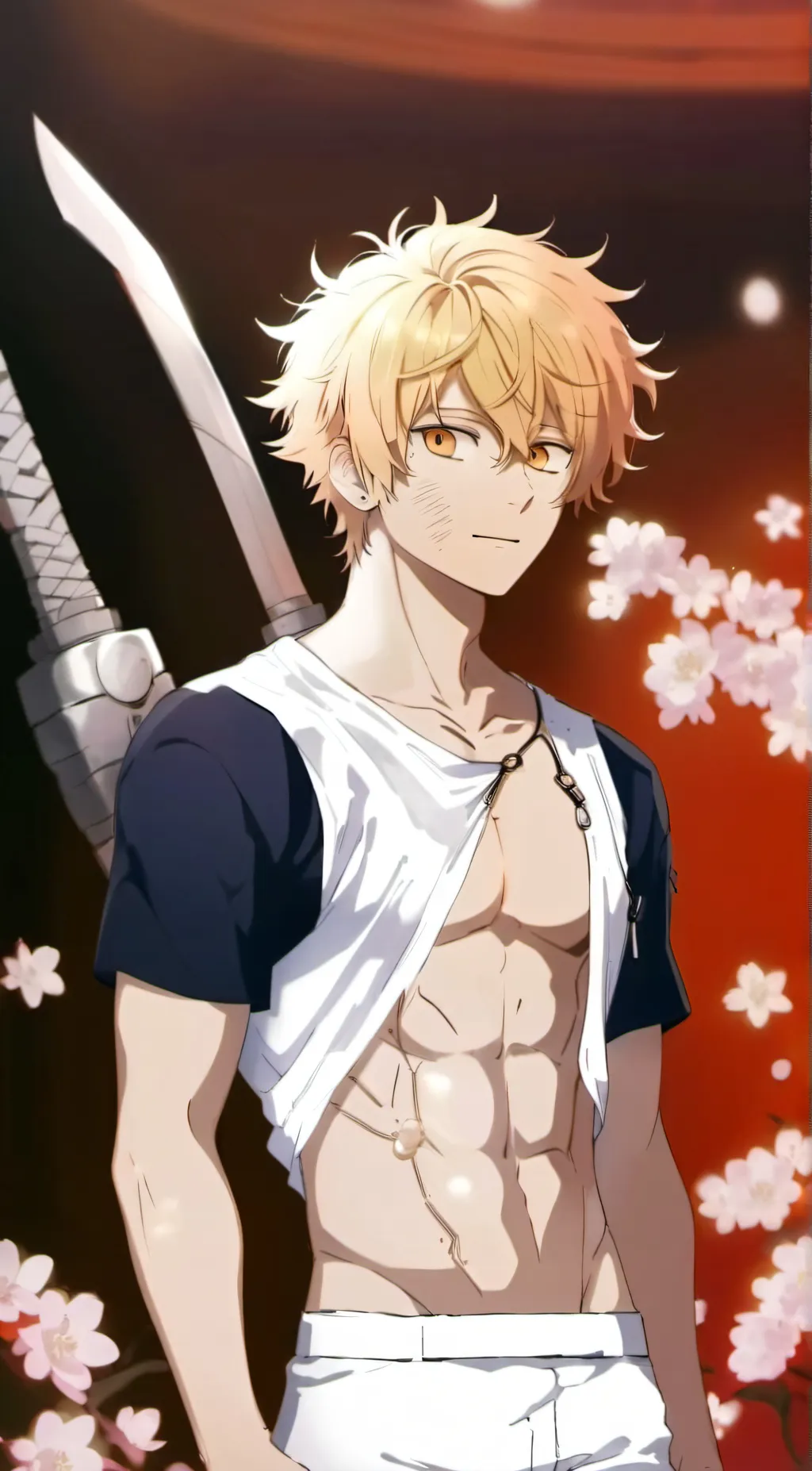 ai character: Katsuki bakugo background