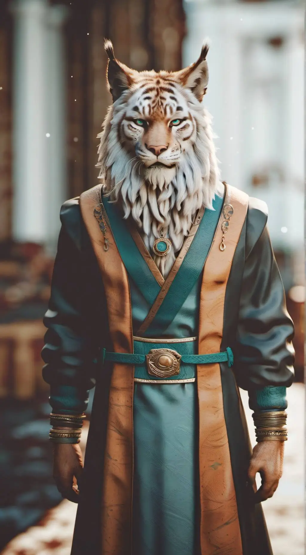 ai character: Leo background