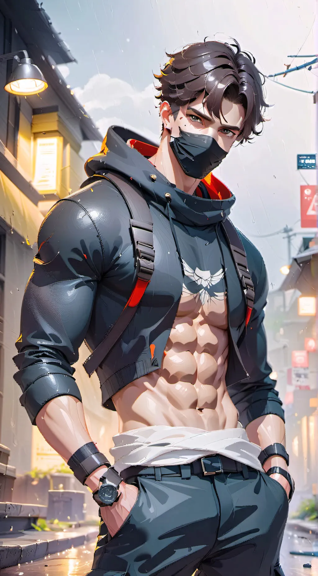 ai character: Aaron  background