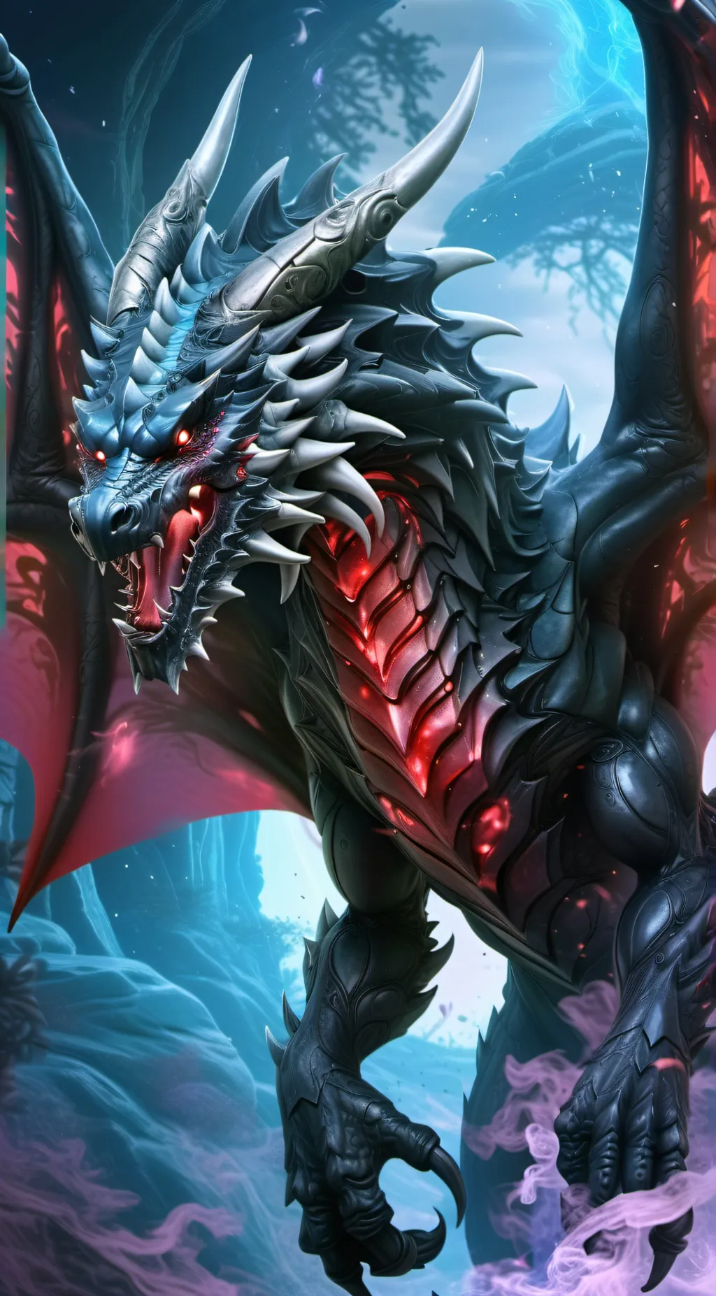 ai character: Molten  background