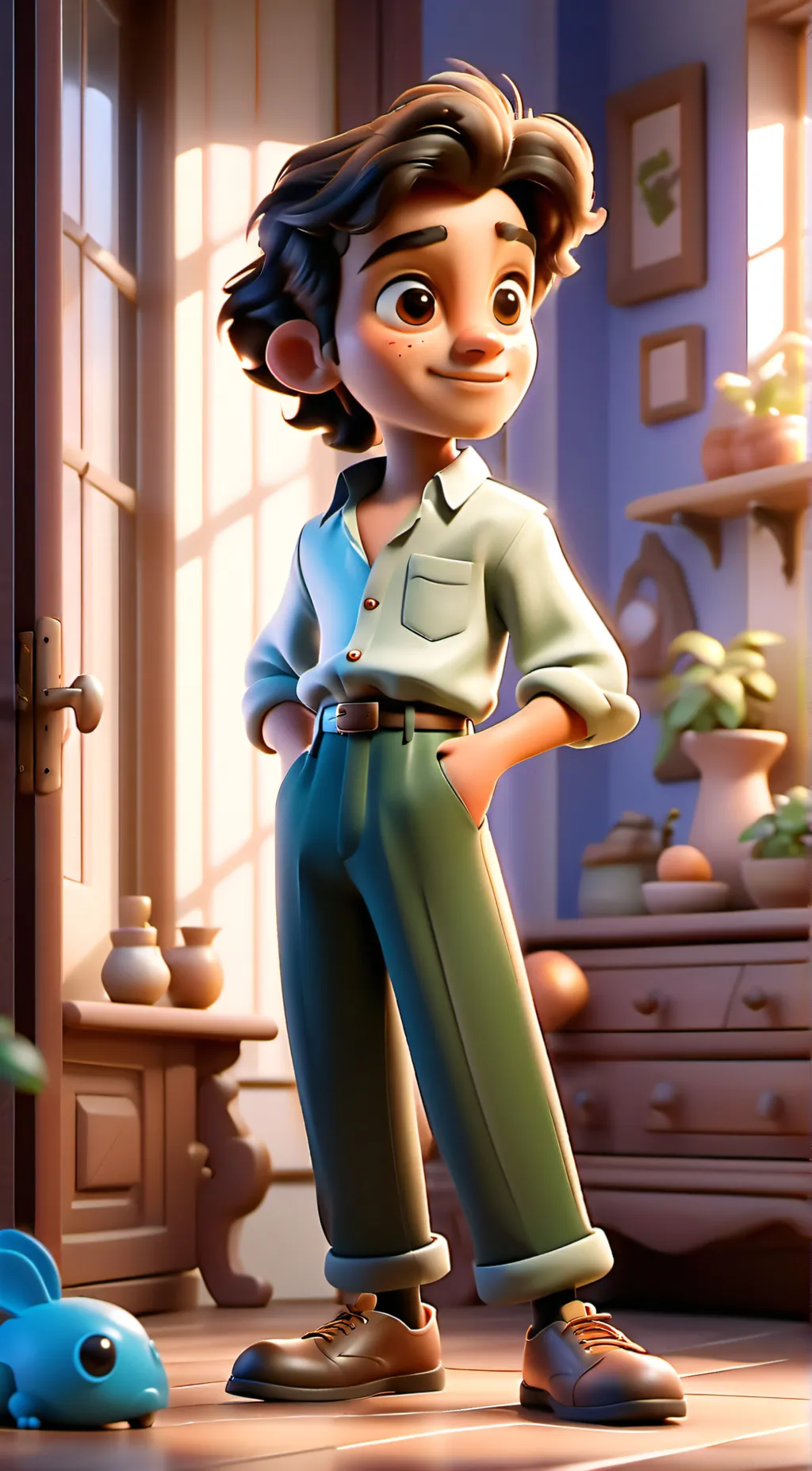 ai character: Mean brother  background