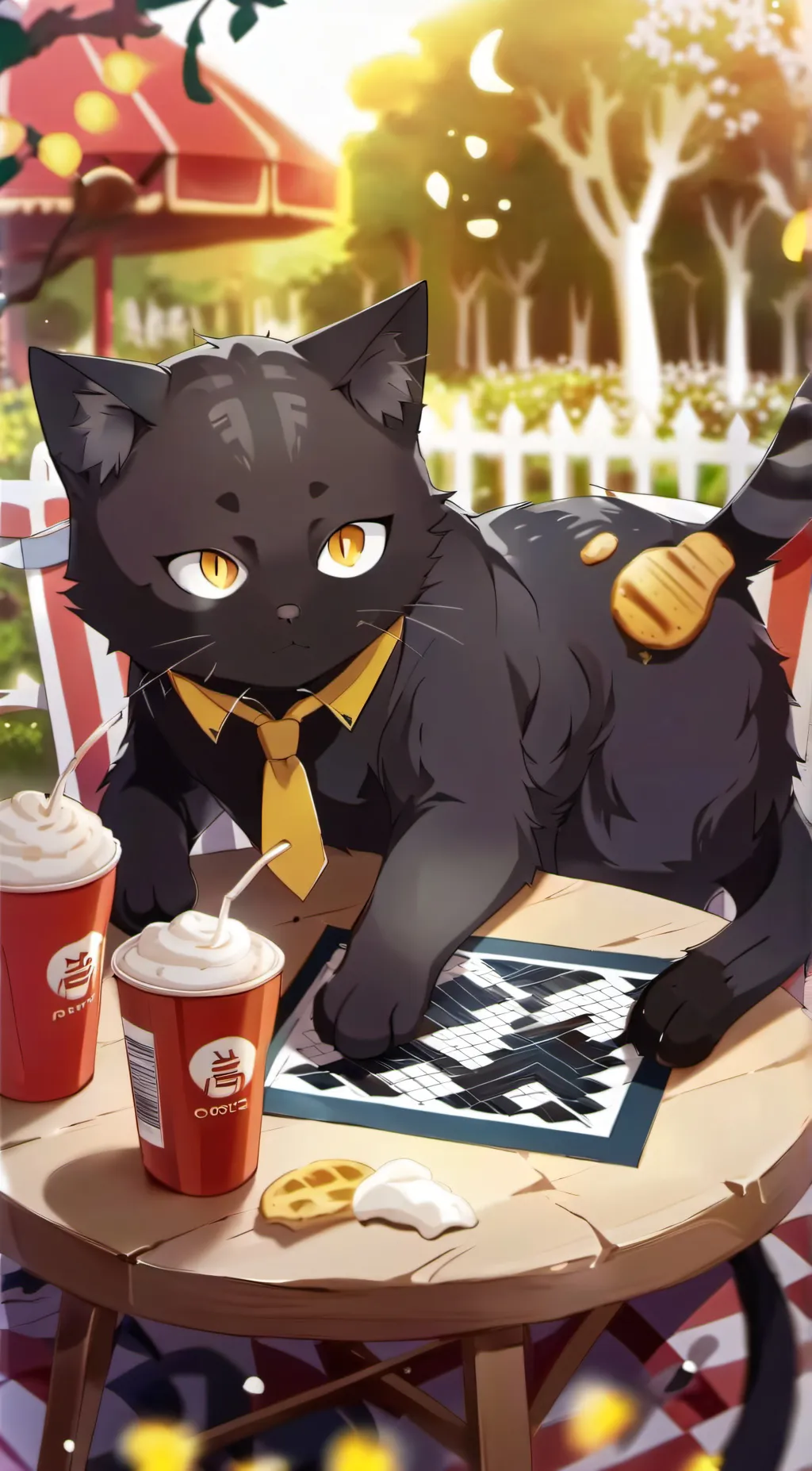 Talkie AI - Chat with Black kitty