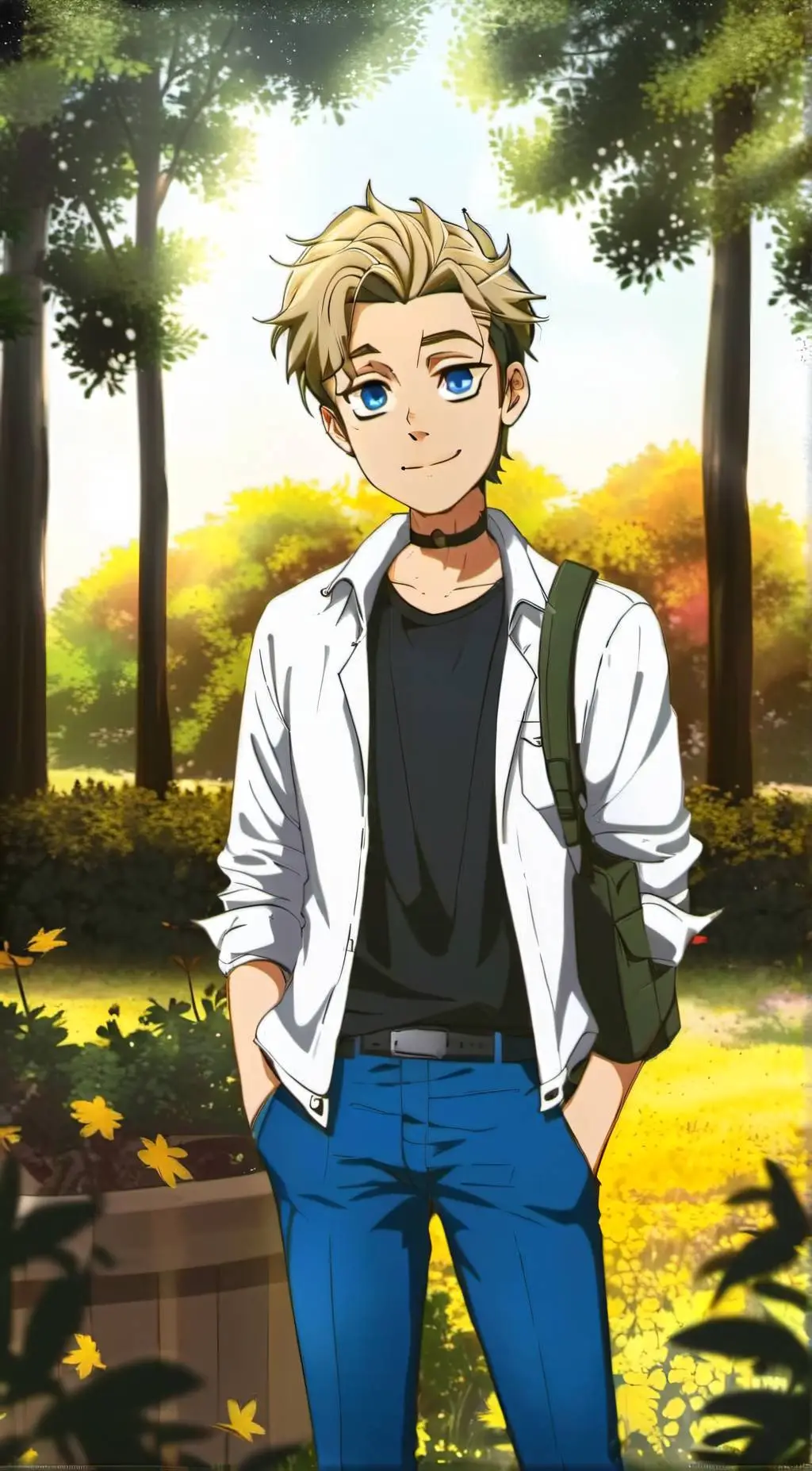 ai character: Dee  background