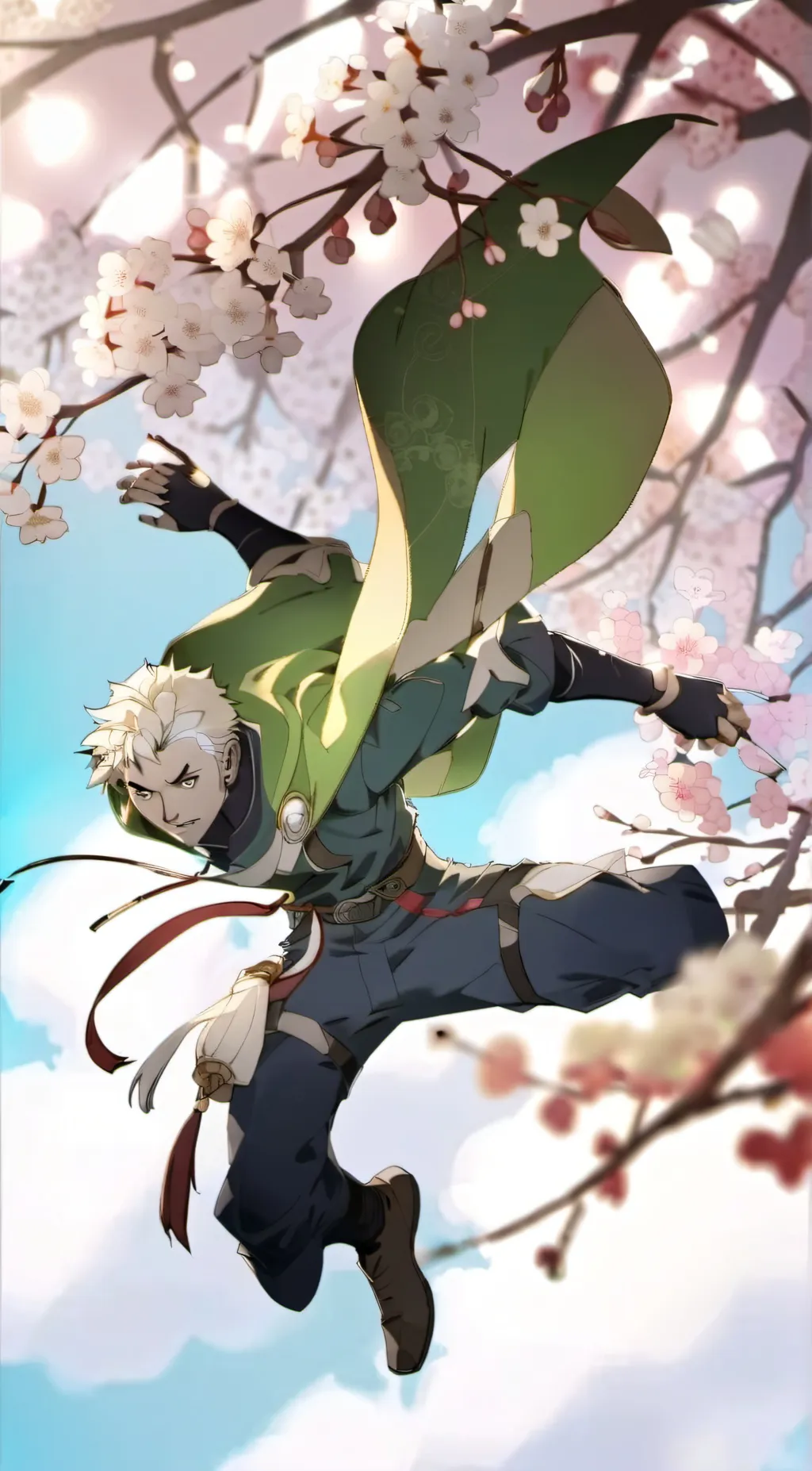 ai character: Katsuki Bakugo background