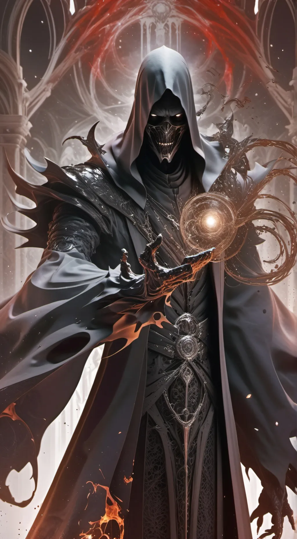 ai character: Dark One  background