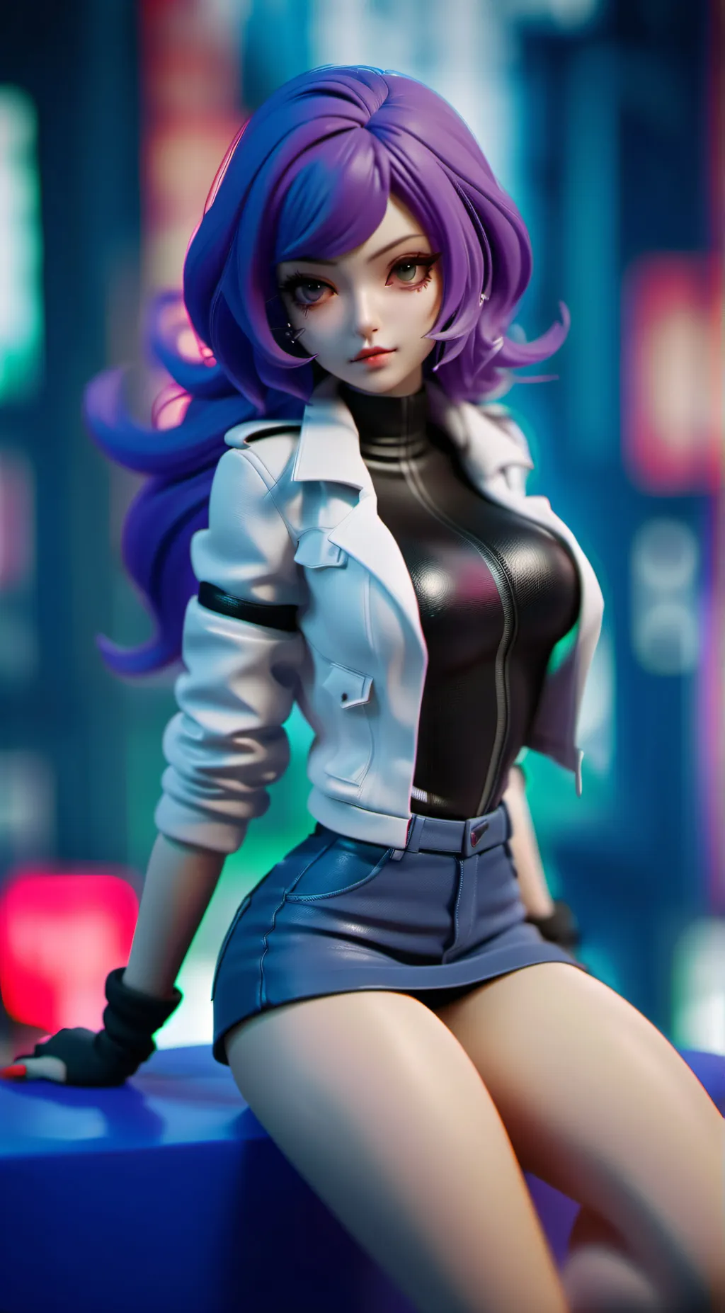 ai character: Lilly background