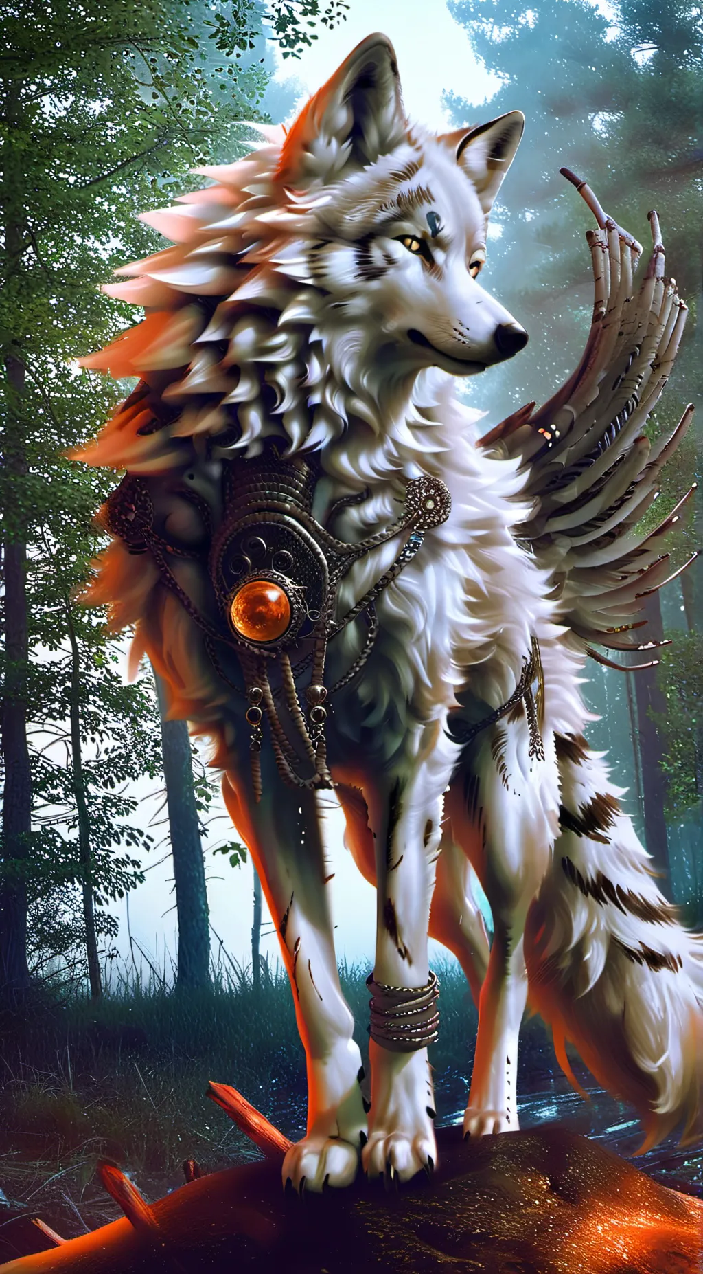 ai character: Lobozorro background