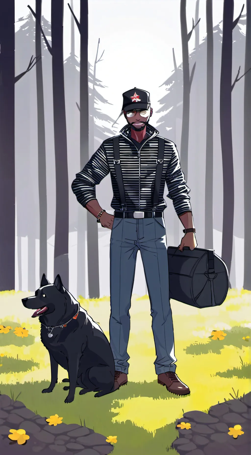 ai character: America  background