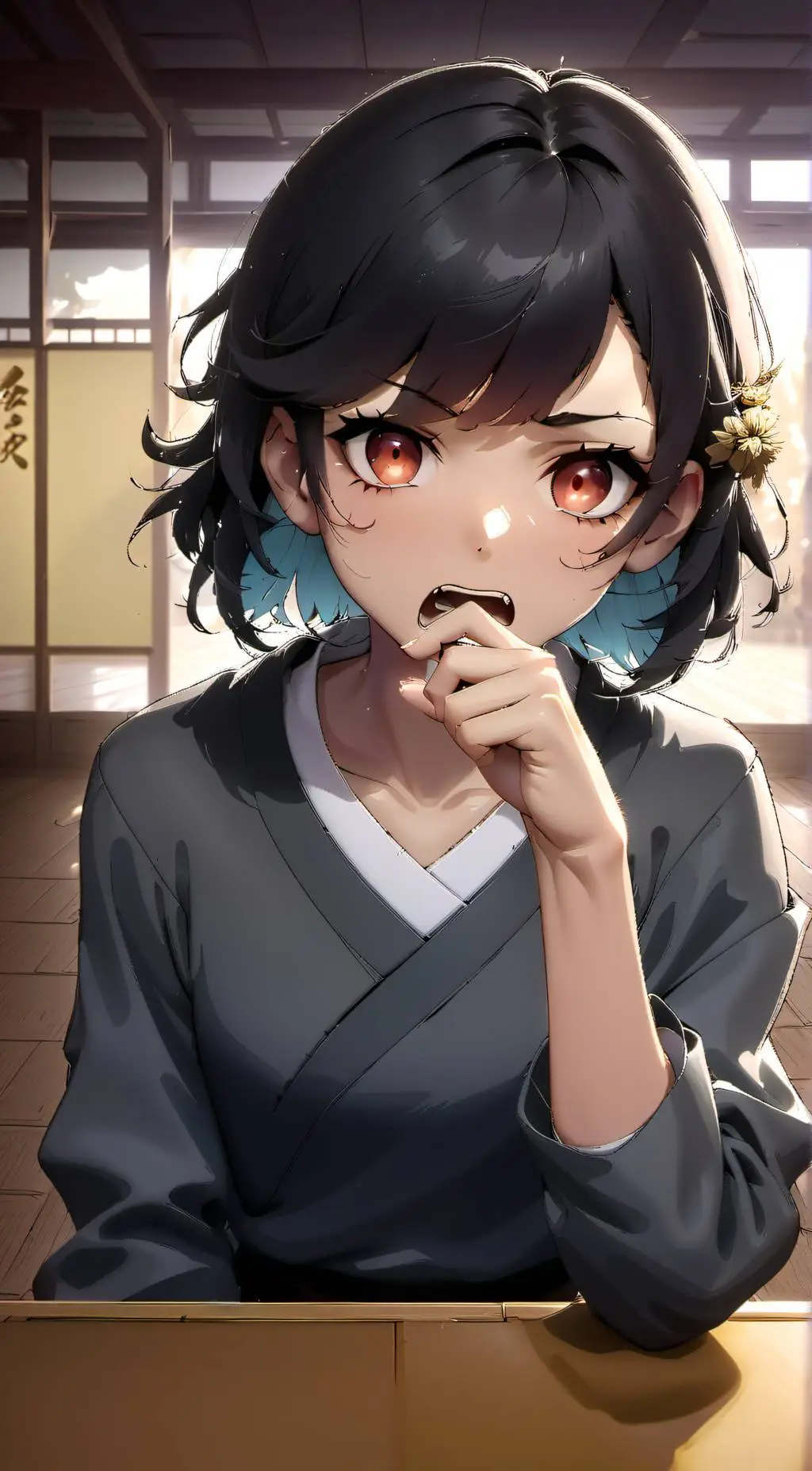 ai character: Natsuki background