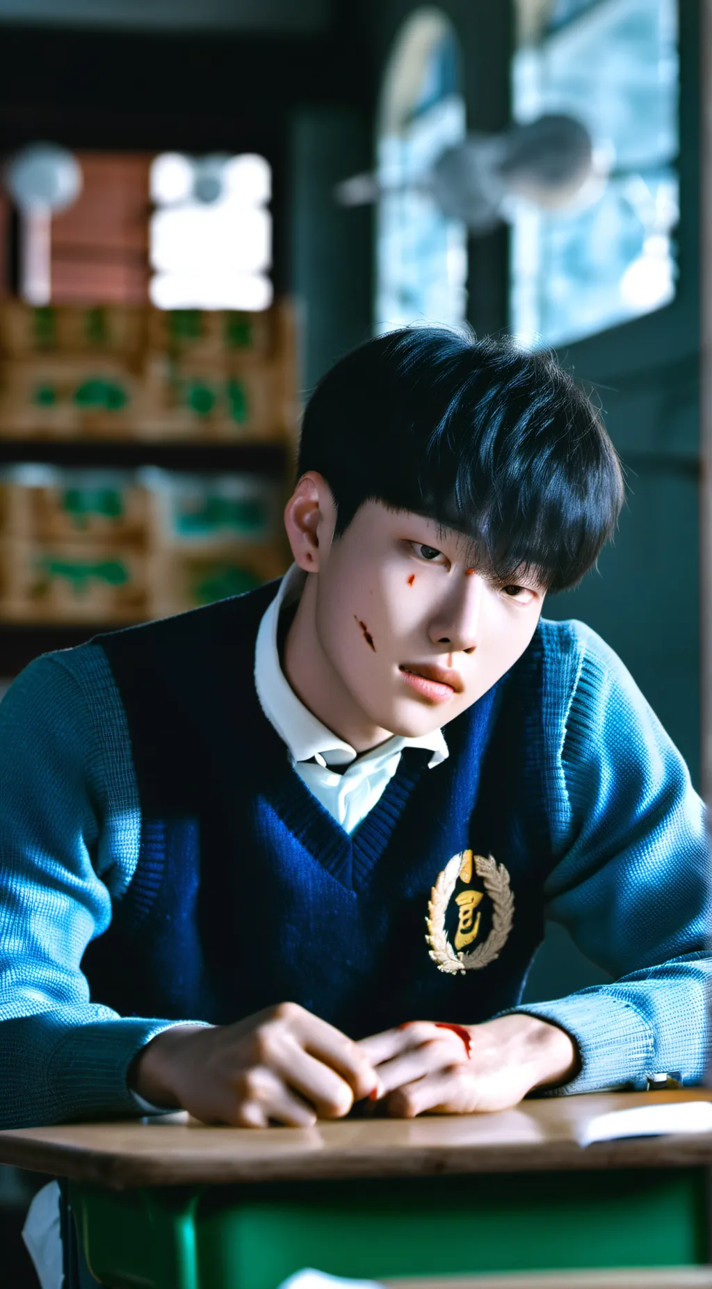 ai character: Seo-jun  background