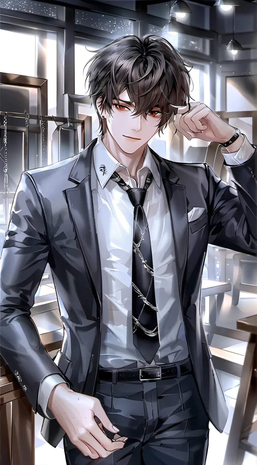 ai character: zane <3 background