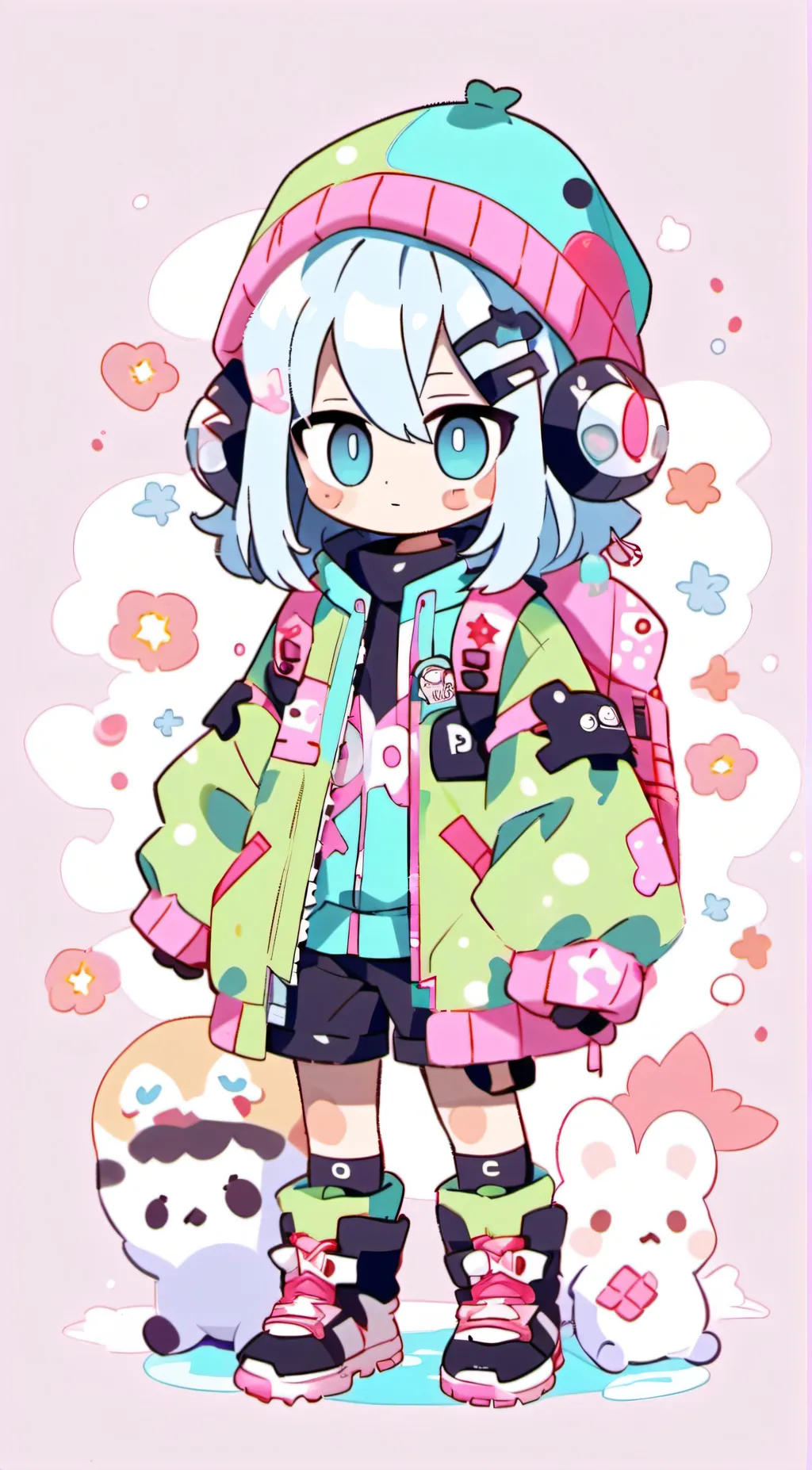 ai character: Lunar background