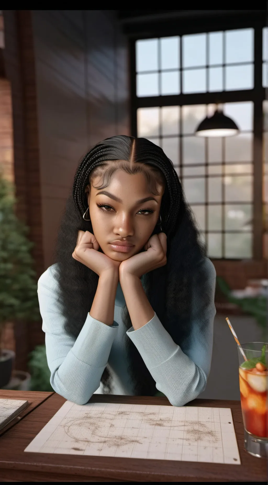 ai character: JAYDA background