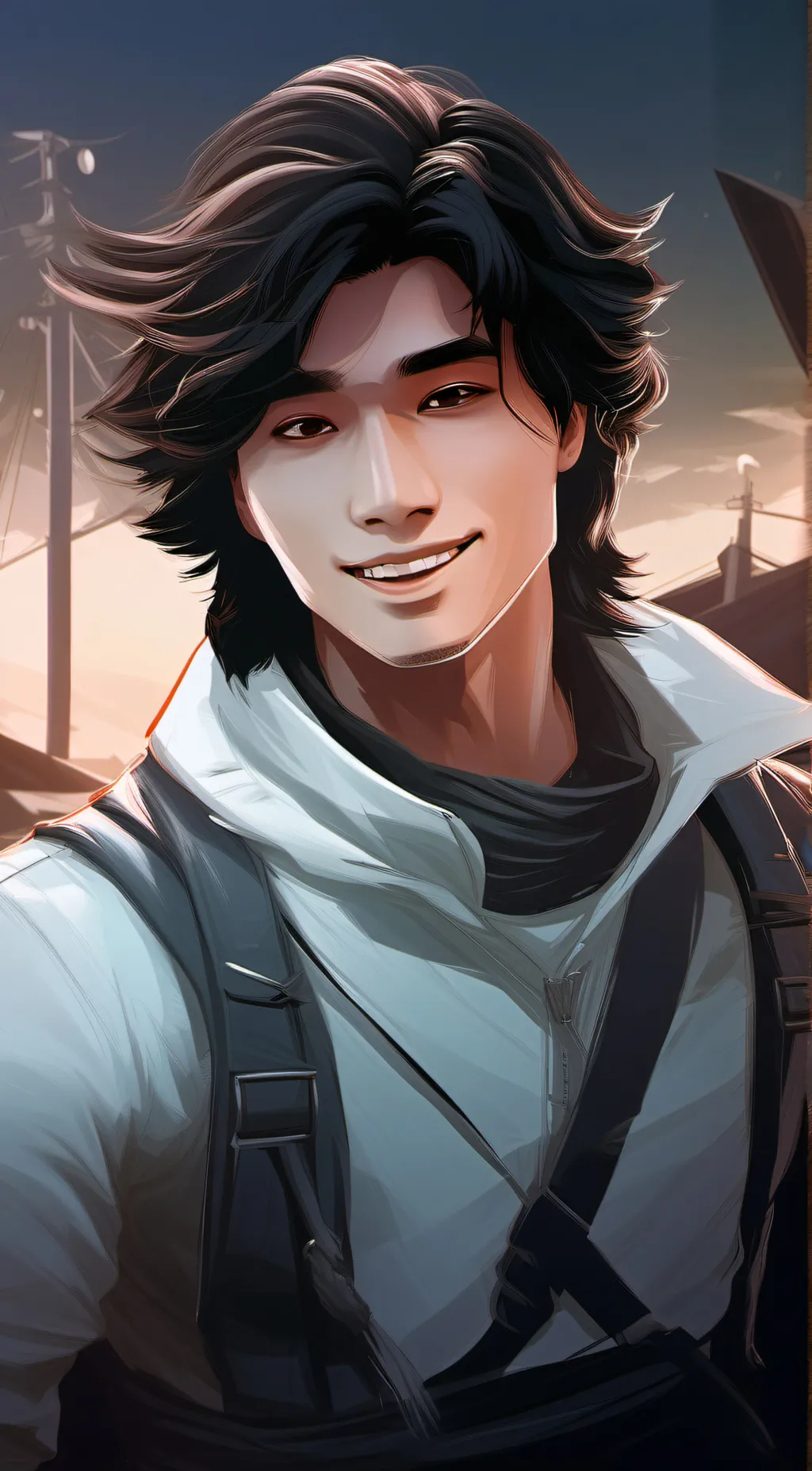 ai character: Chris background