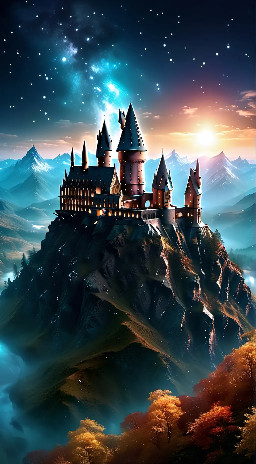 ai character: Hogwarts background