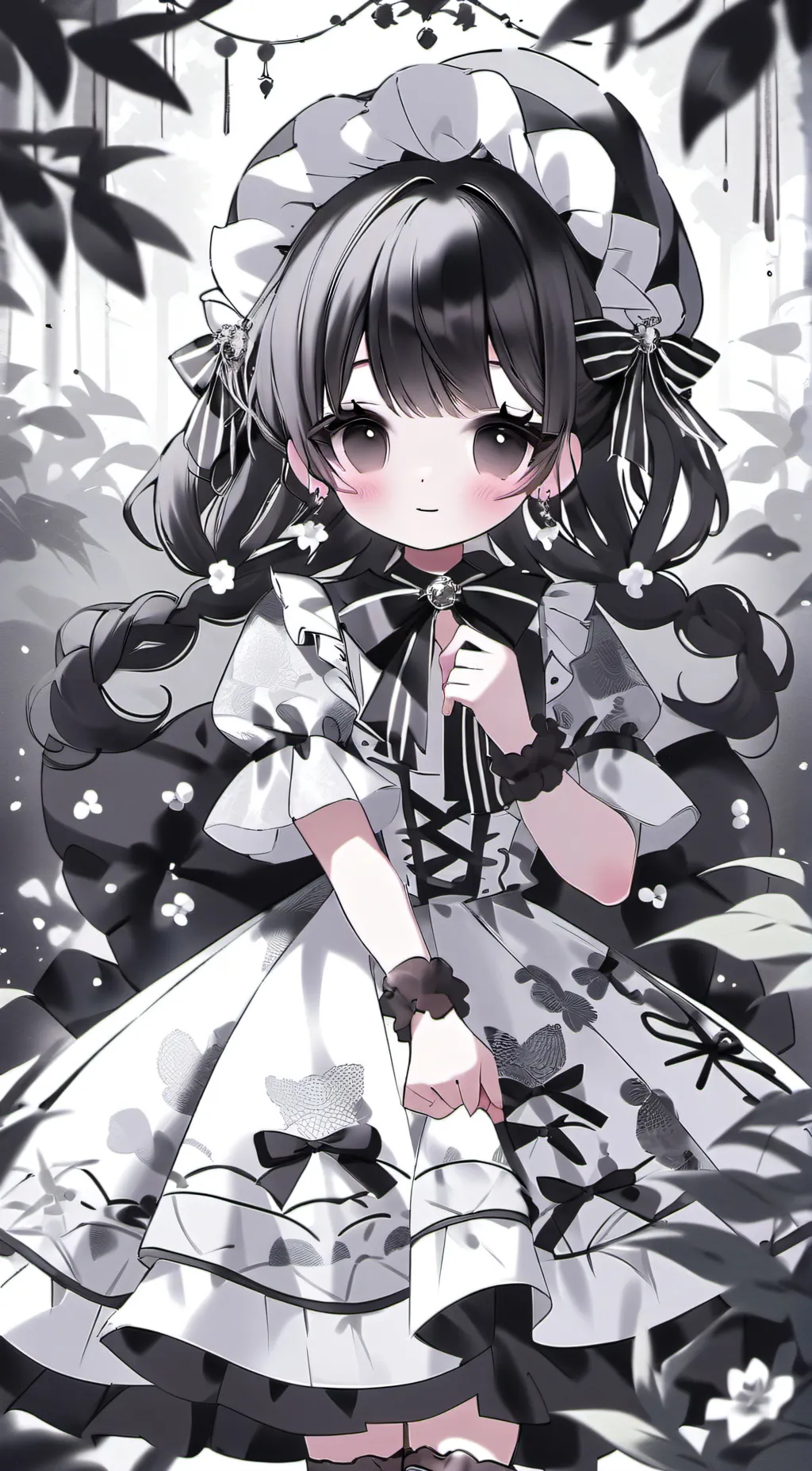 ai character: eyes change  background