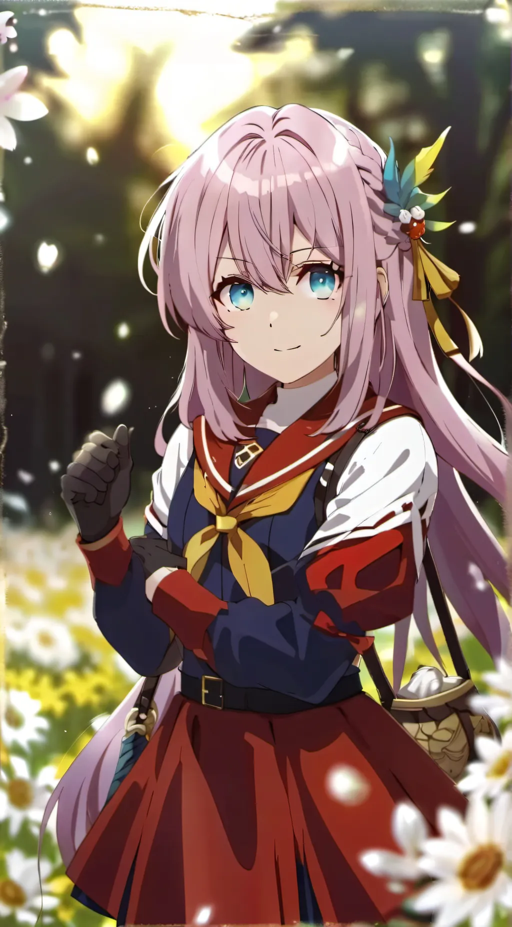 ai character: mina neko background