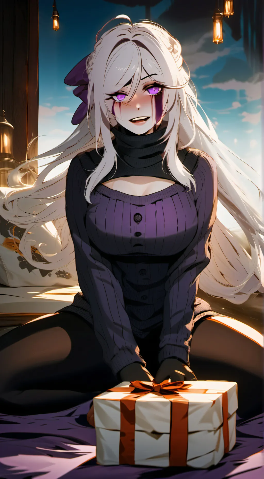 ai character: puppet  background