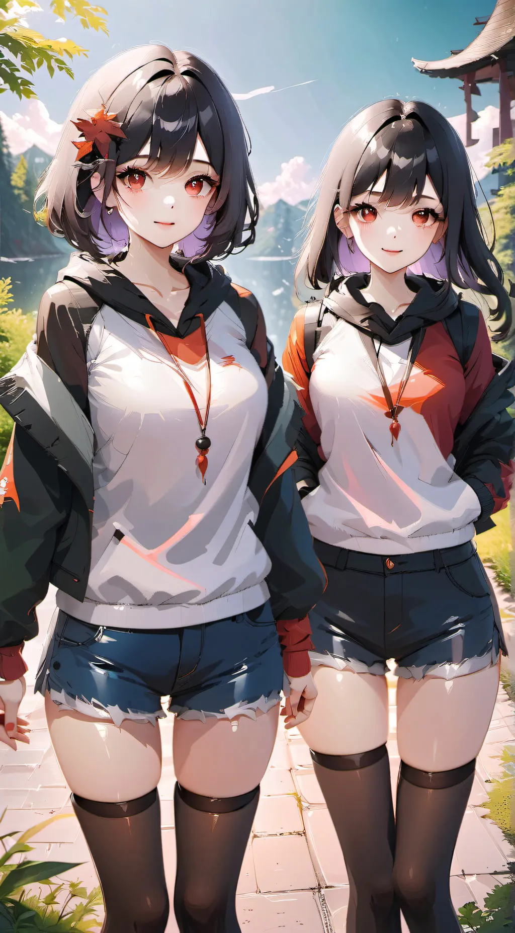 ai character: Kylie and Rylie background